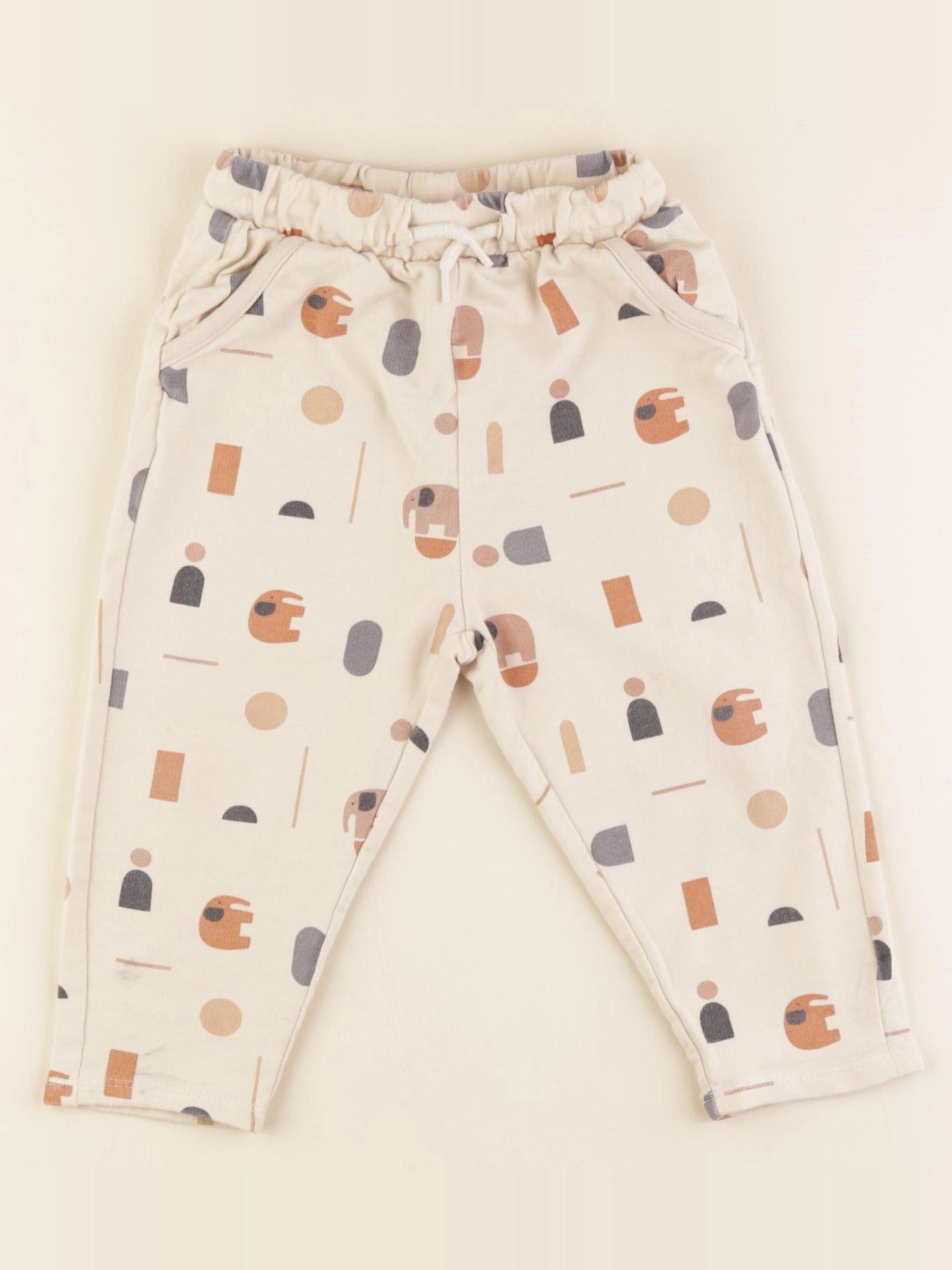 Vertbaudet - pantalon beige - 24 mois