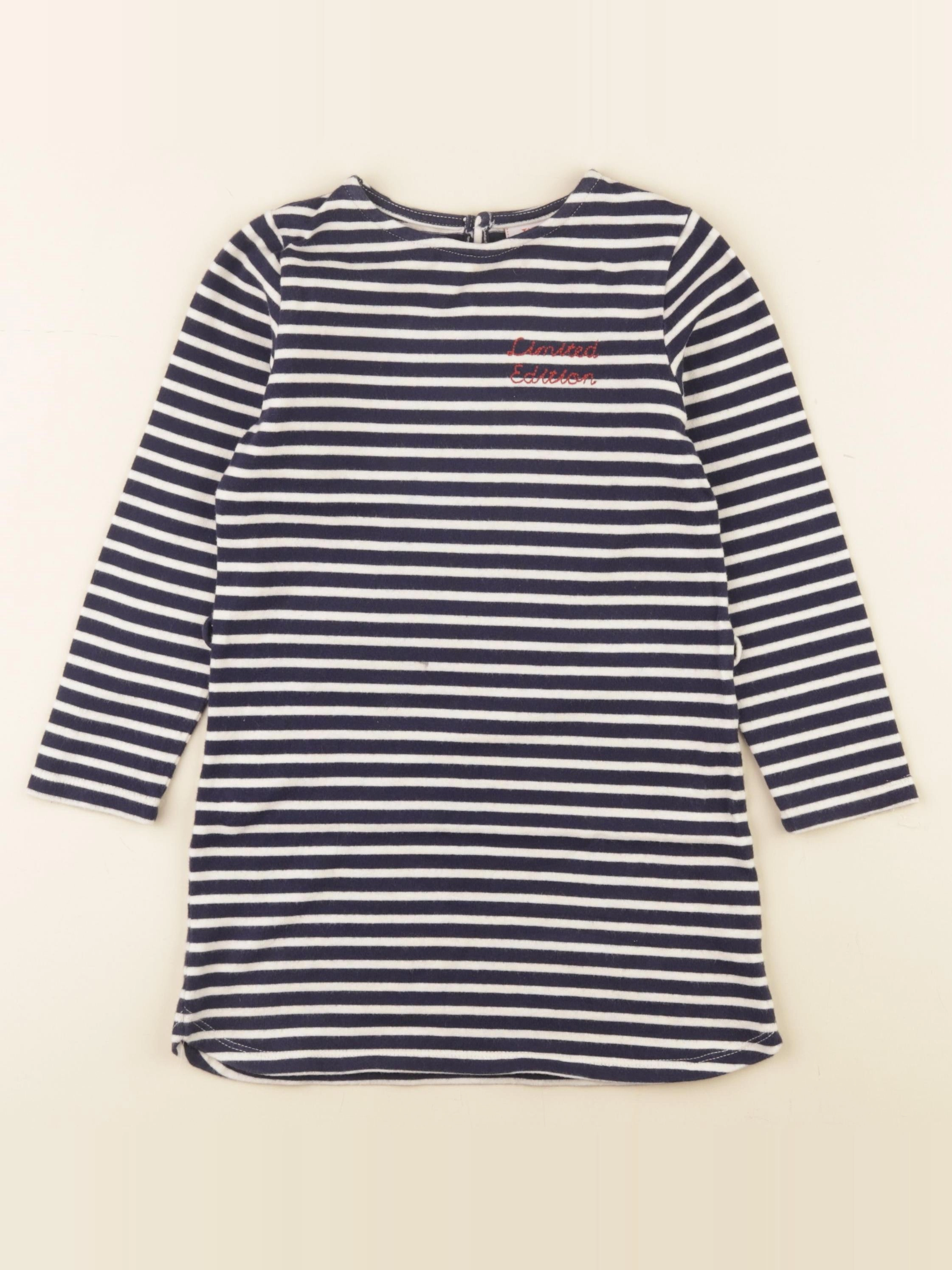 Tape à l'oeil - robe blanc, bleu - 5 ans