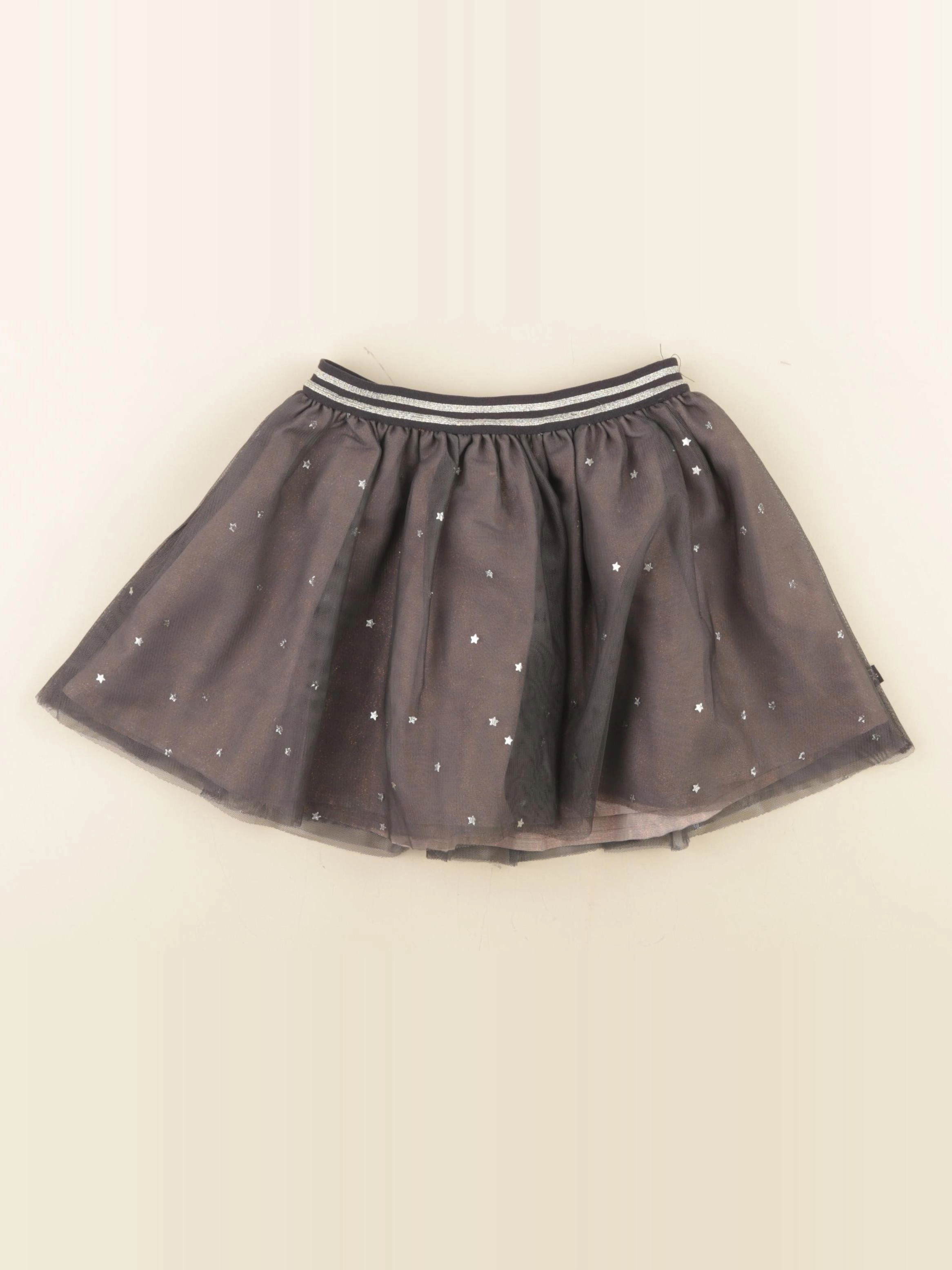 Okaidi - jupe gris, or - 5 ans