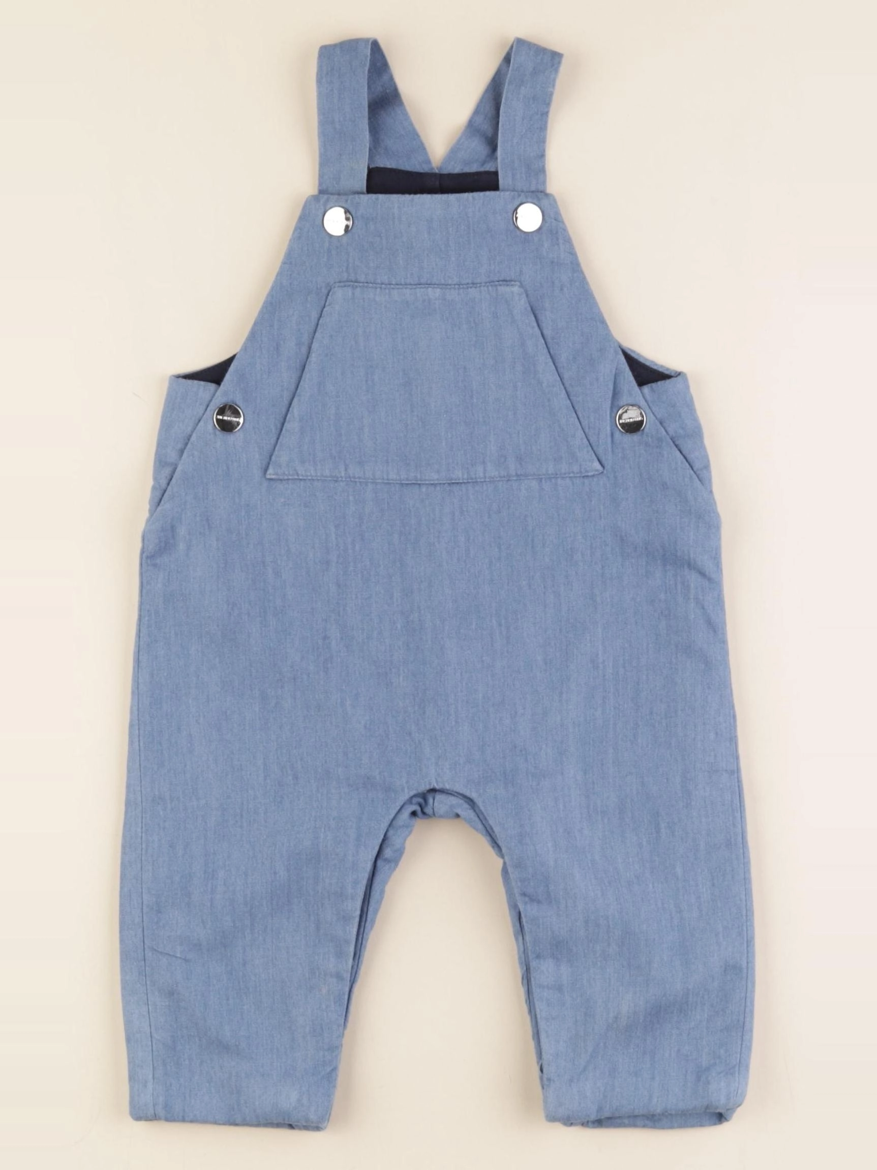 Jacadi - salopette bleu - 6 mois