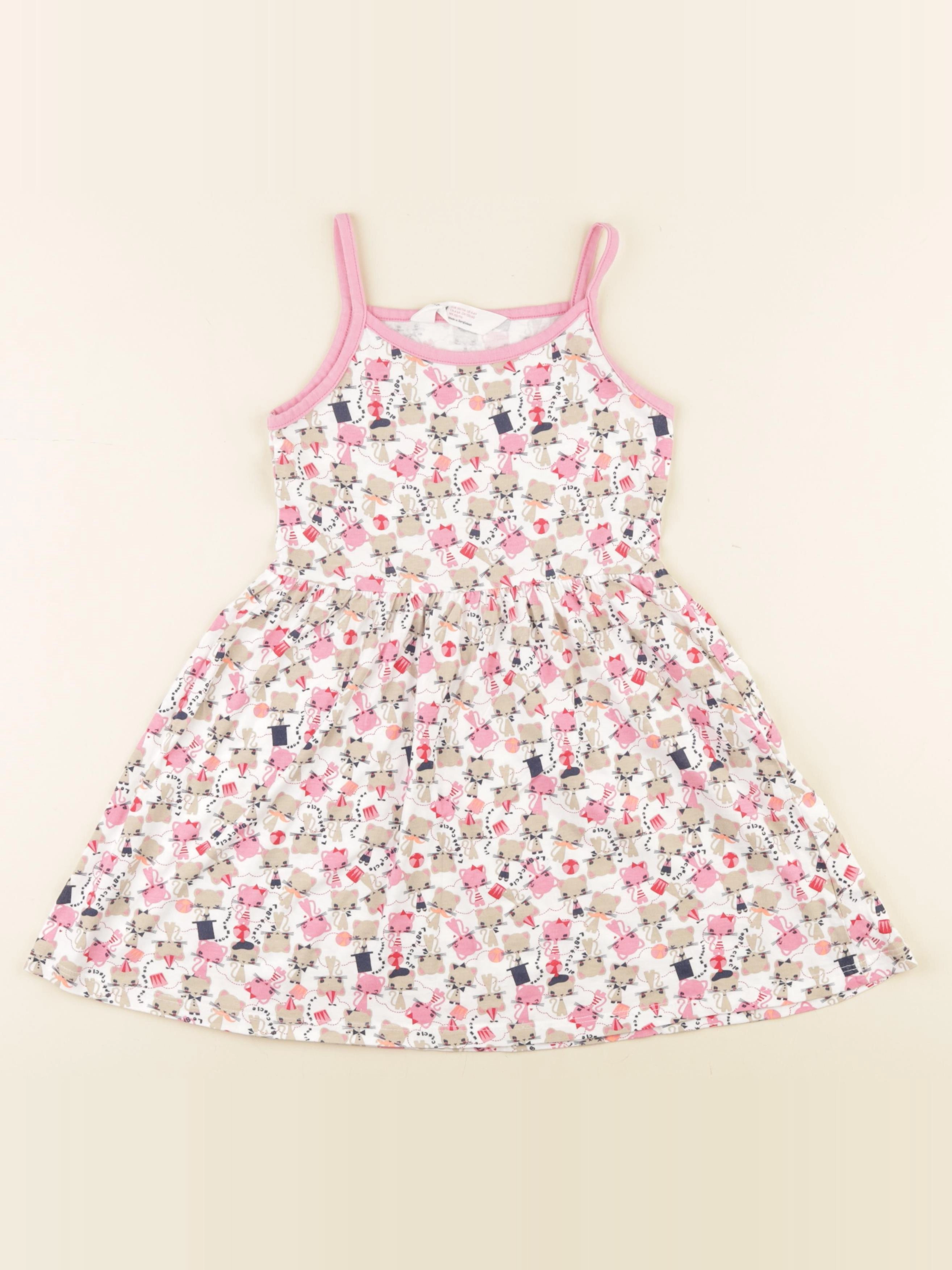 H&M - robe multicolore - 4/6 ans