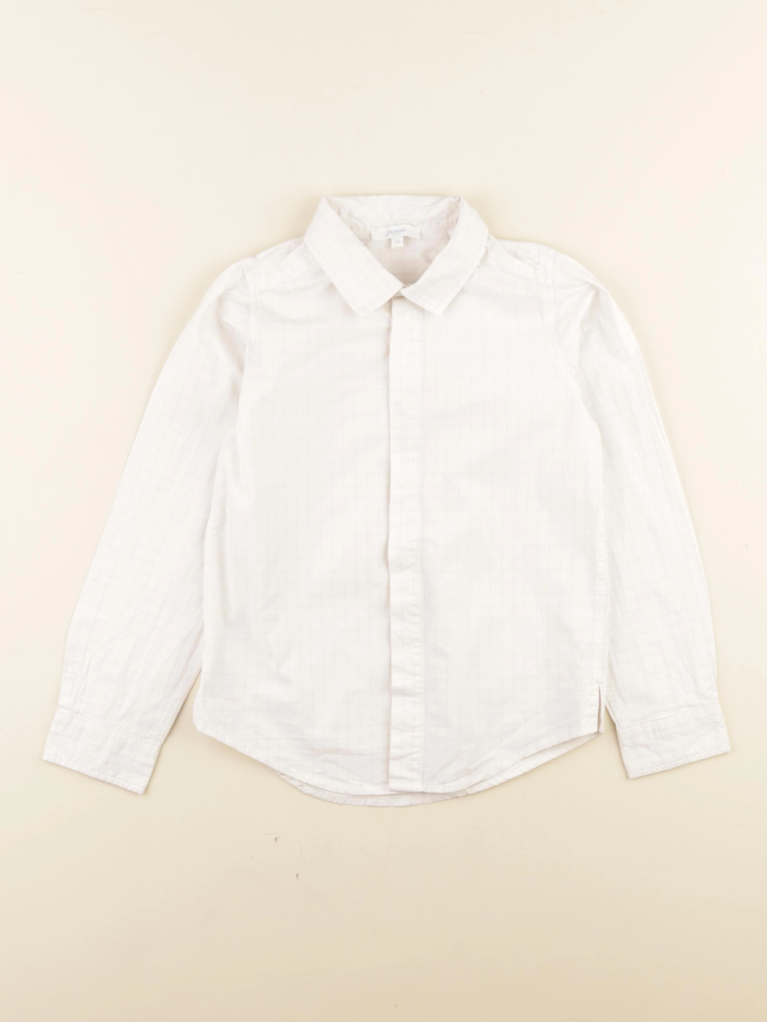 Jacadi - chemise blanc, rose - 7 ans