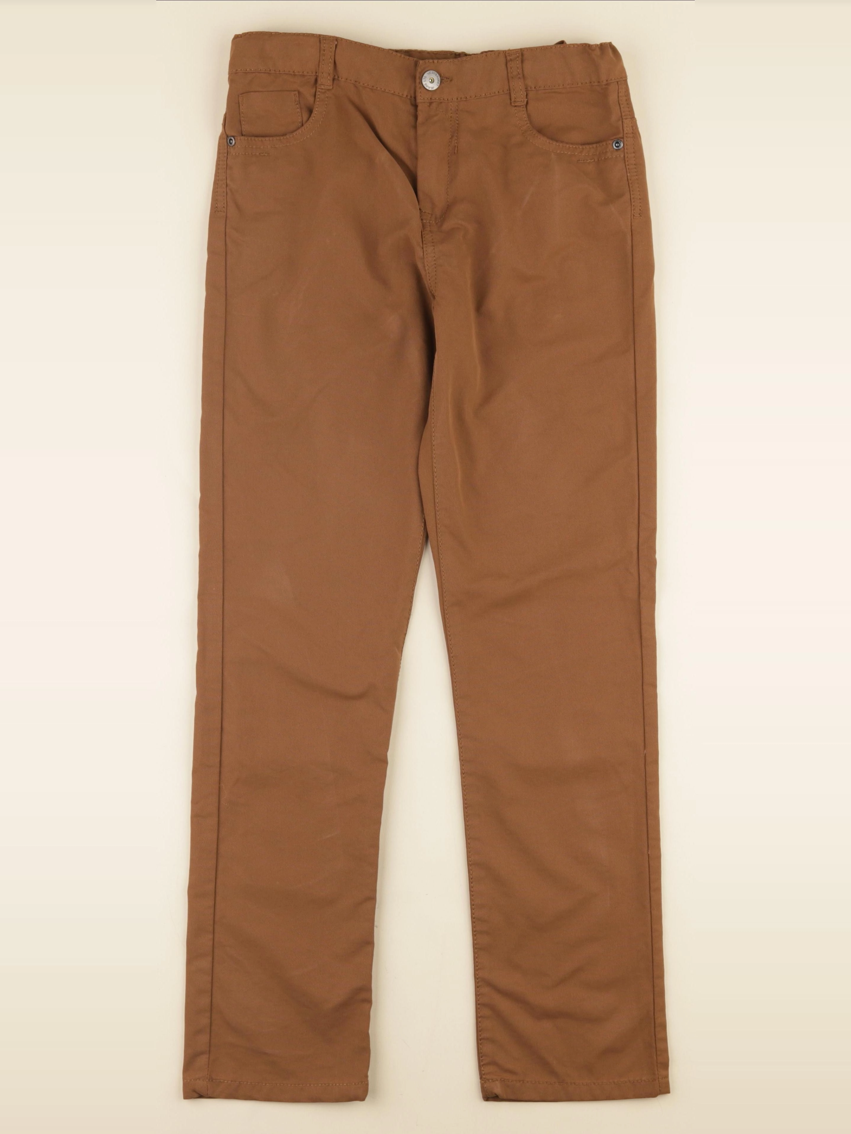Vertbaudet - pantalon marron - 12 ans