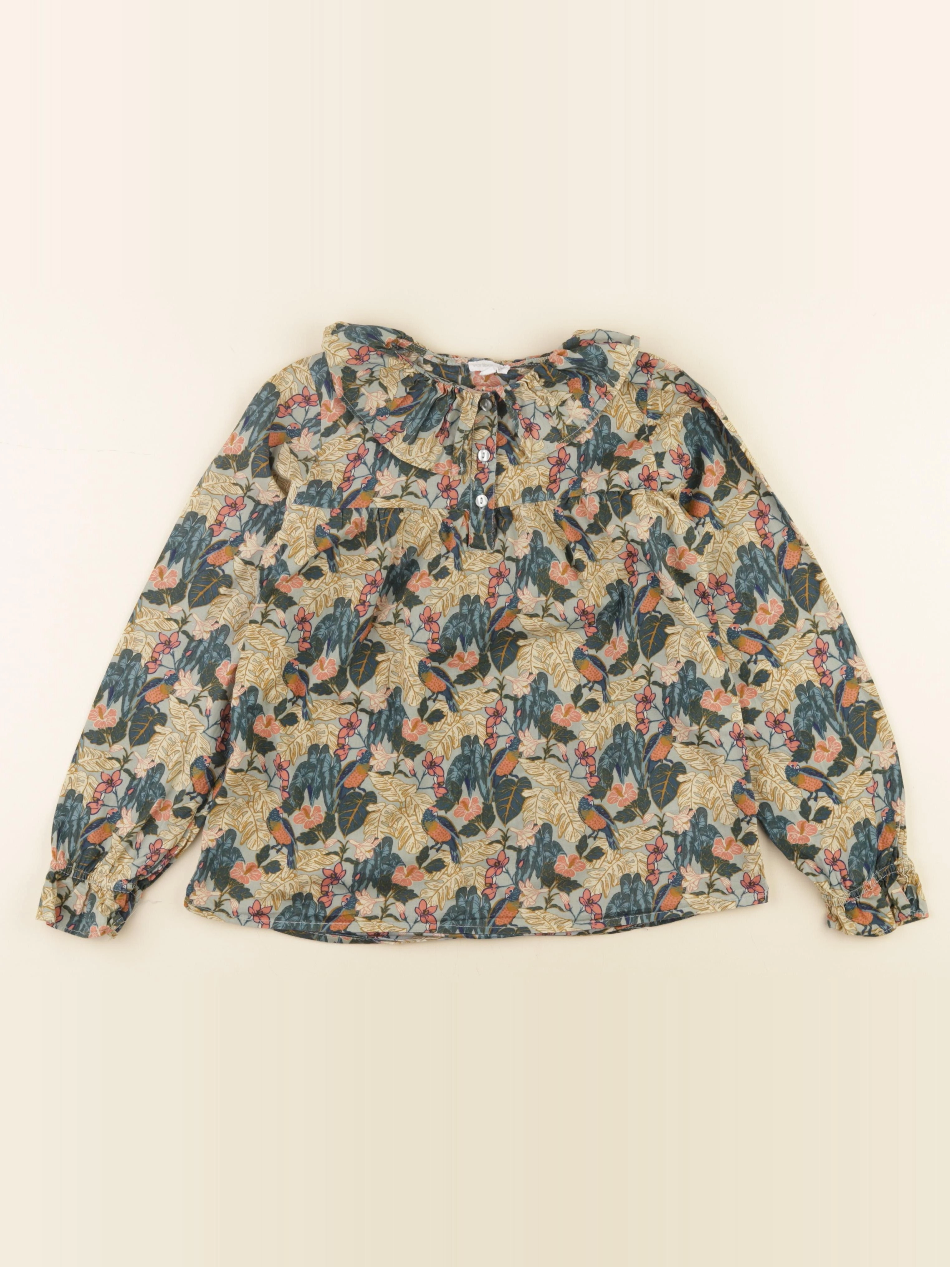 Vertbaudet - blouse multicolore - 10 ans