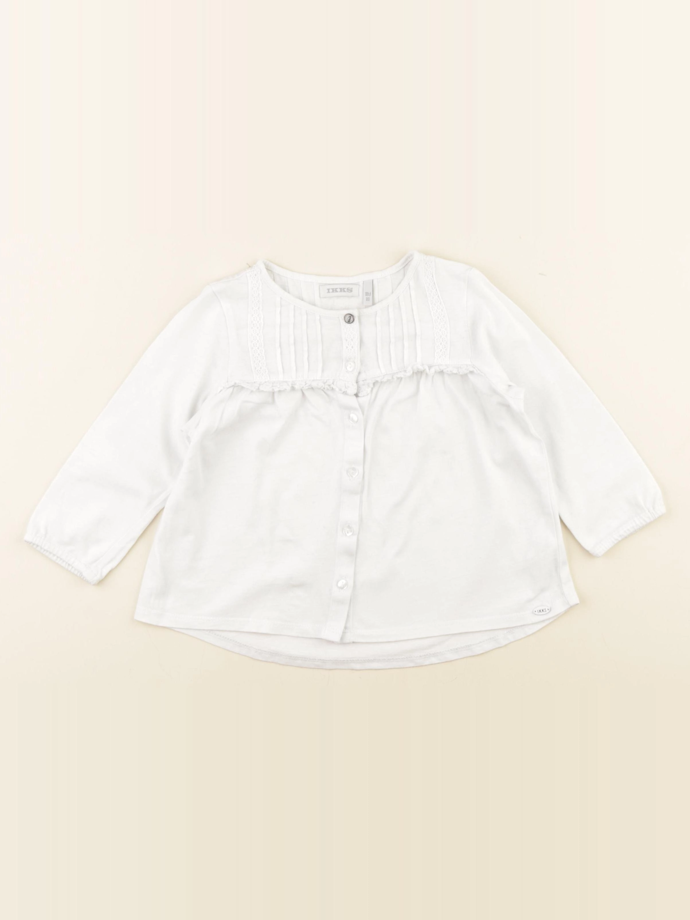 IKKS - tee-shirt blanc - 18 mois