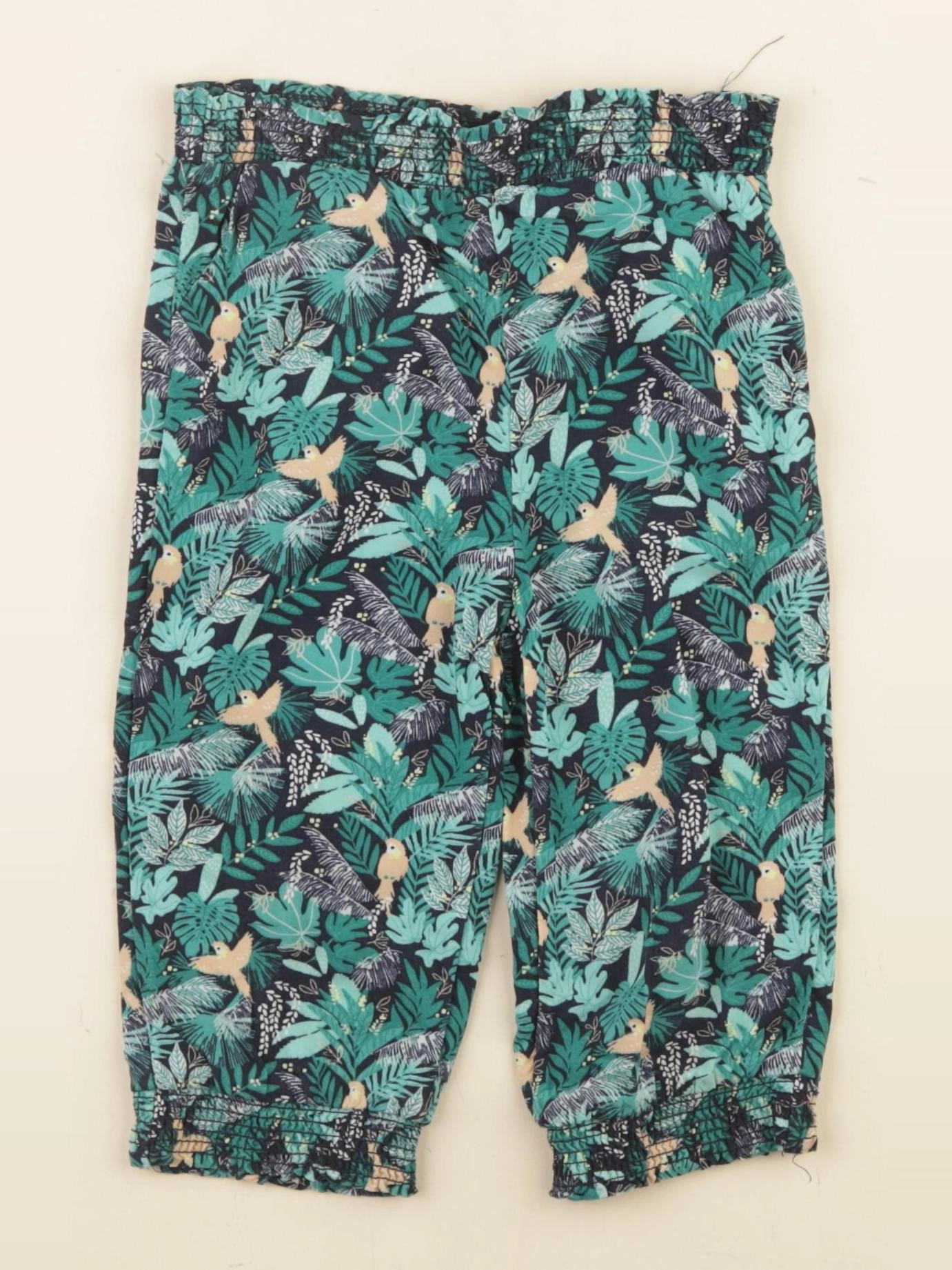 Vertbaudet - pantalon vert - 3 ans