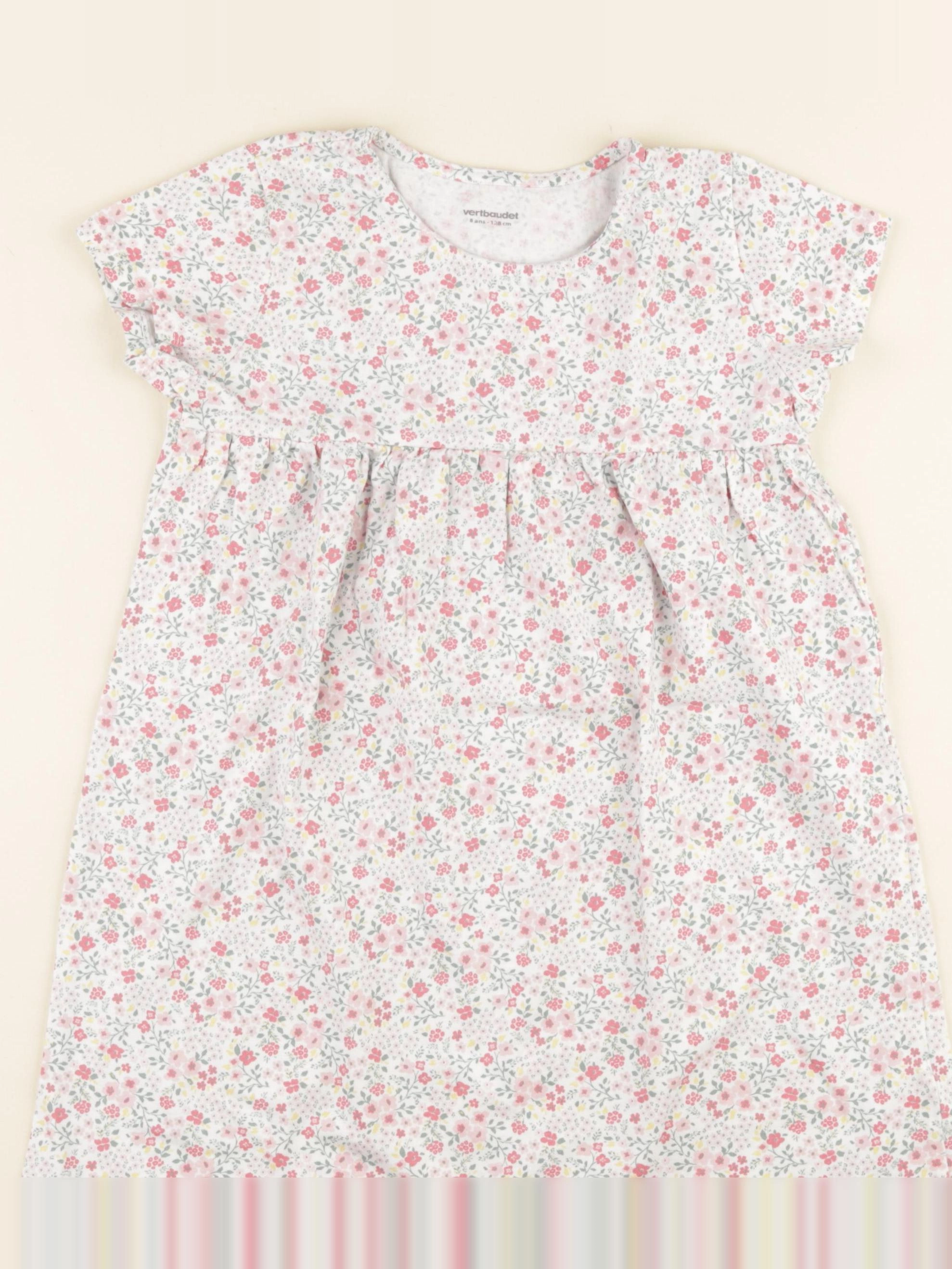 Vertbaudet - robe blanc - 8 ans