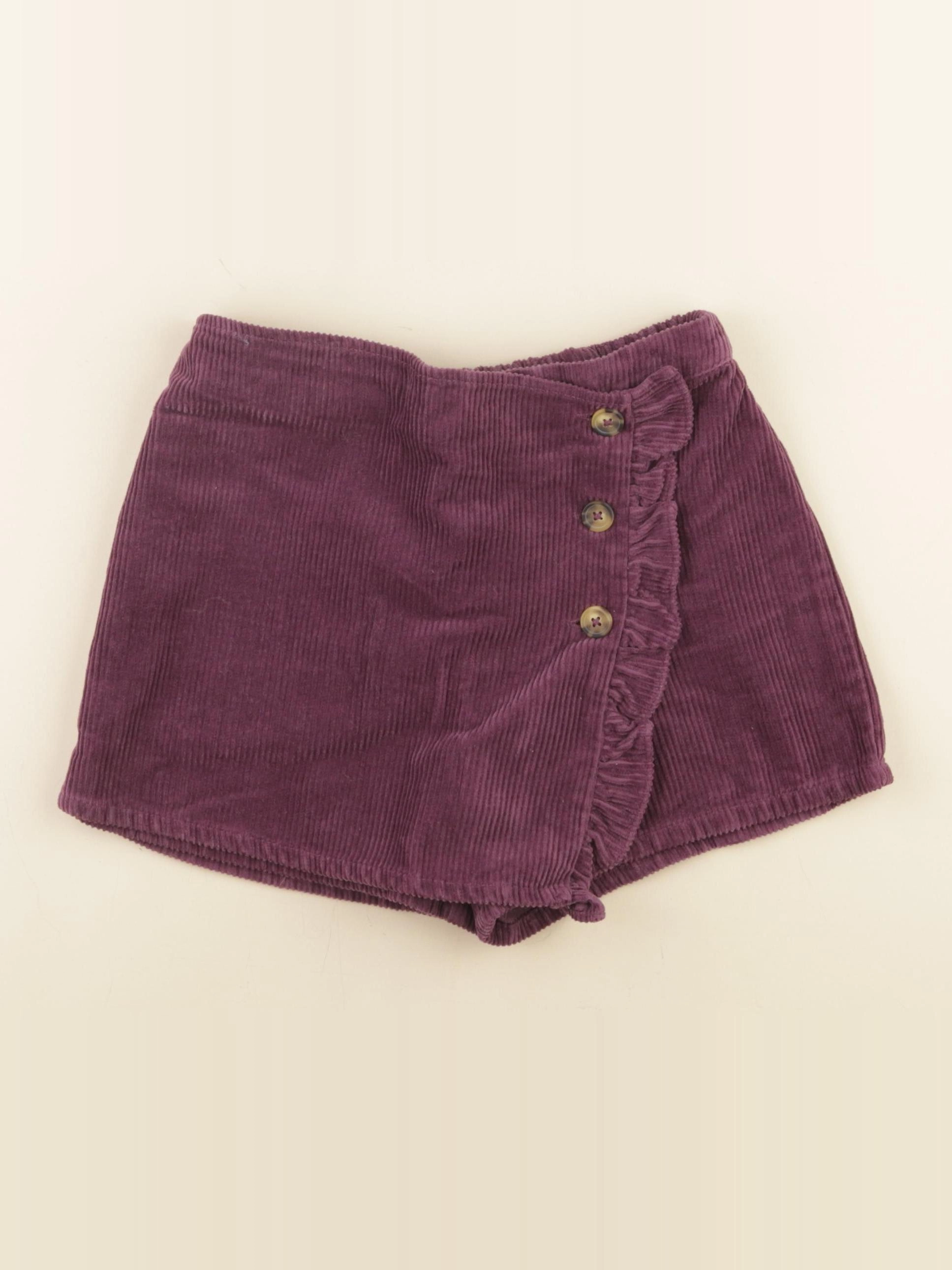 Vertbaudet - jupe short violet - 8 ans