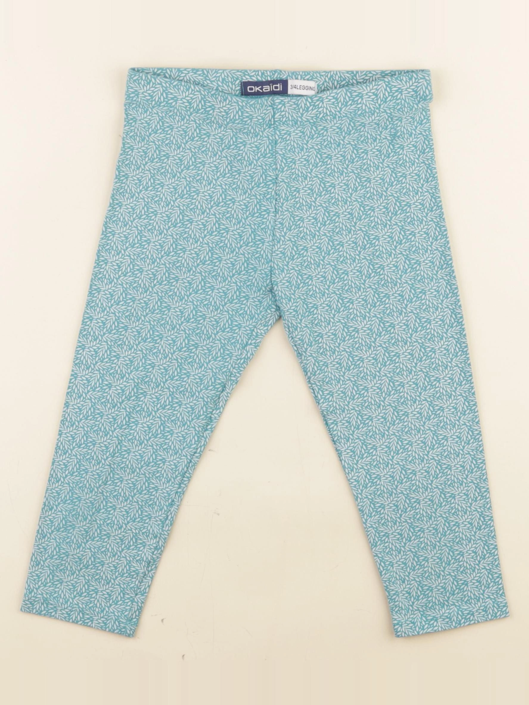 Okaidi - legging court bleu - 8 ans