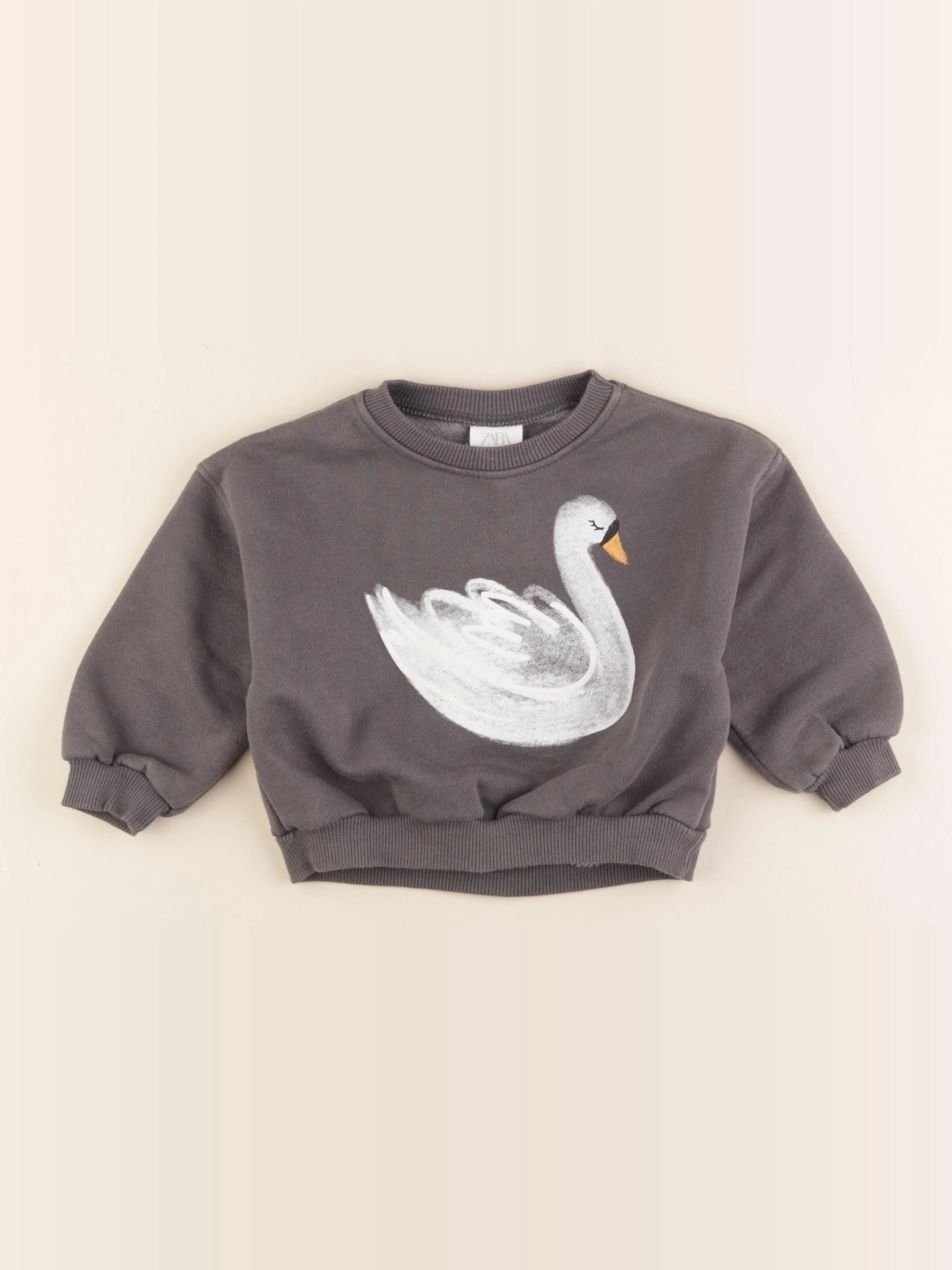 Zara - sweat gris - 18 mois