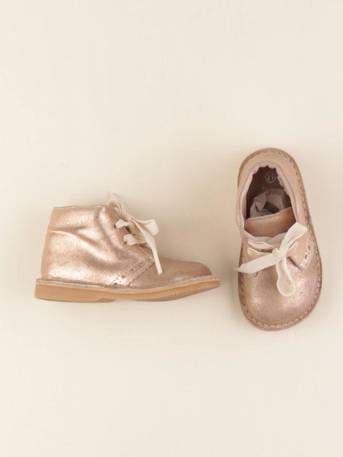 Jacadi - bottillons or - pointure 21