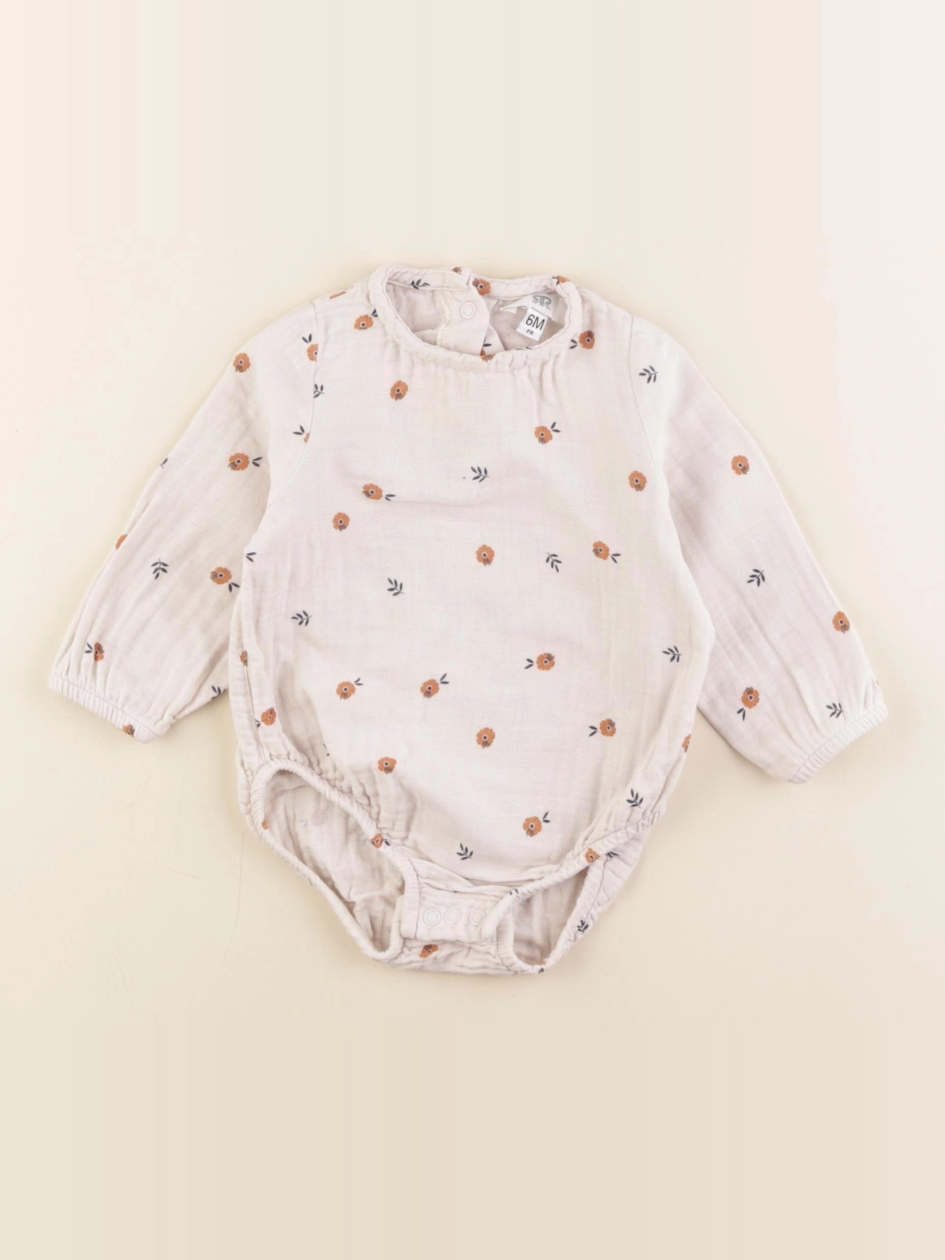 La Redoute - combinaison beige - 6 mois