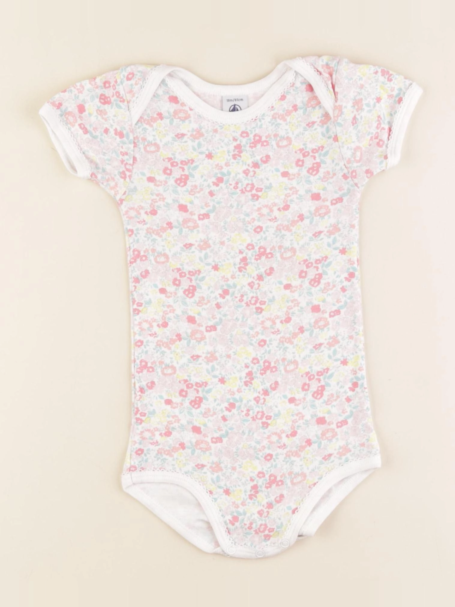 Petit Bateau - body multicolore - 18 mois