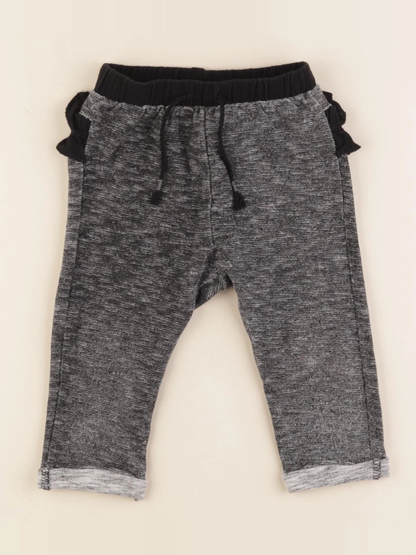 Zara - jogging gris - 6/9 mois