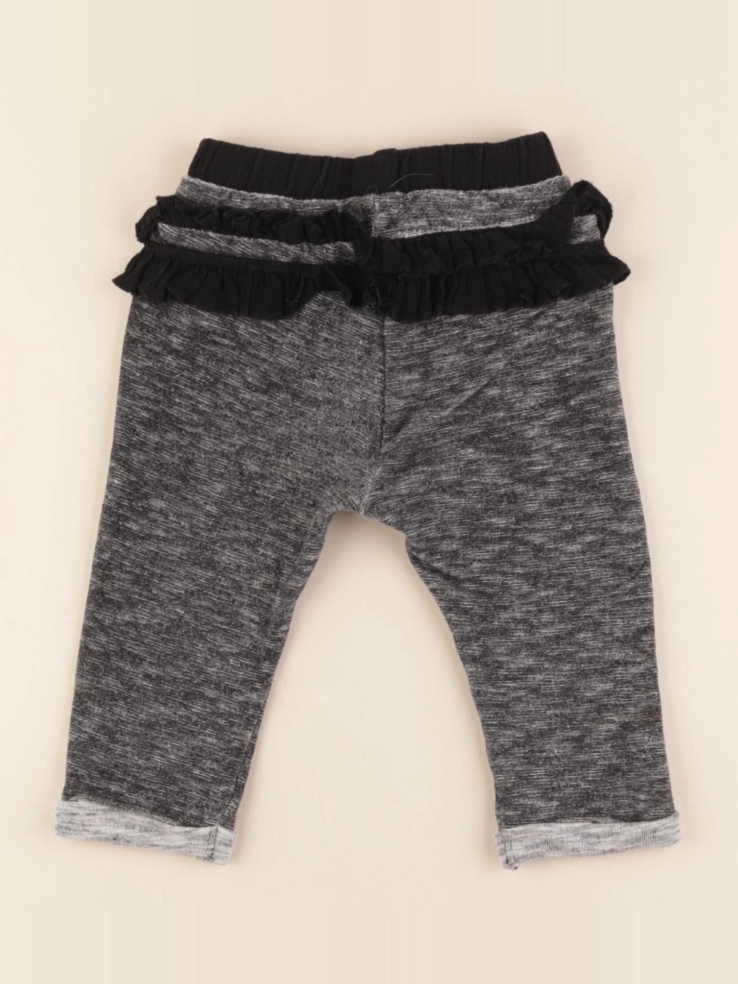 Zara - jogging gris - 6/9 mois