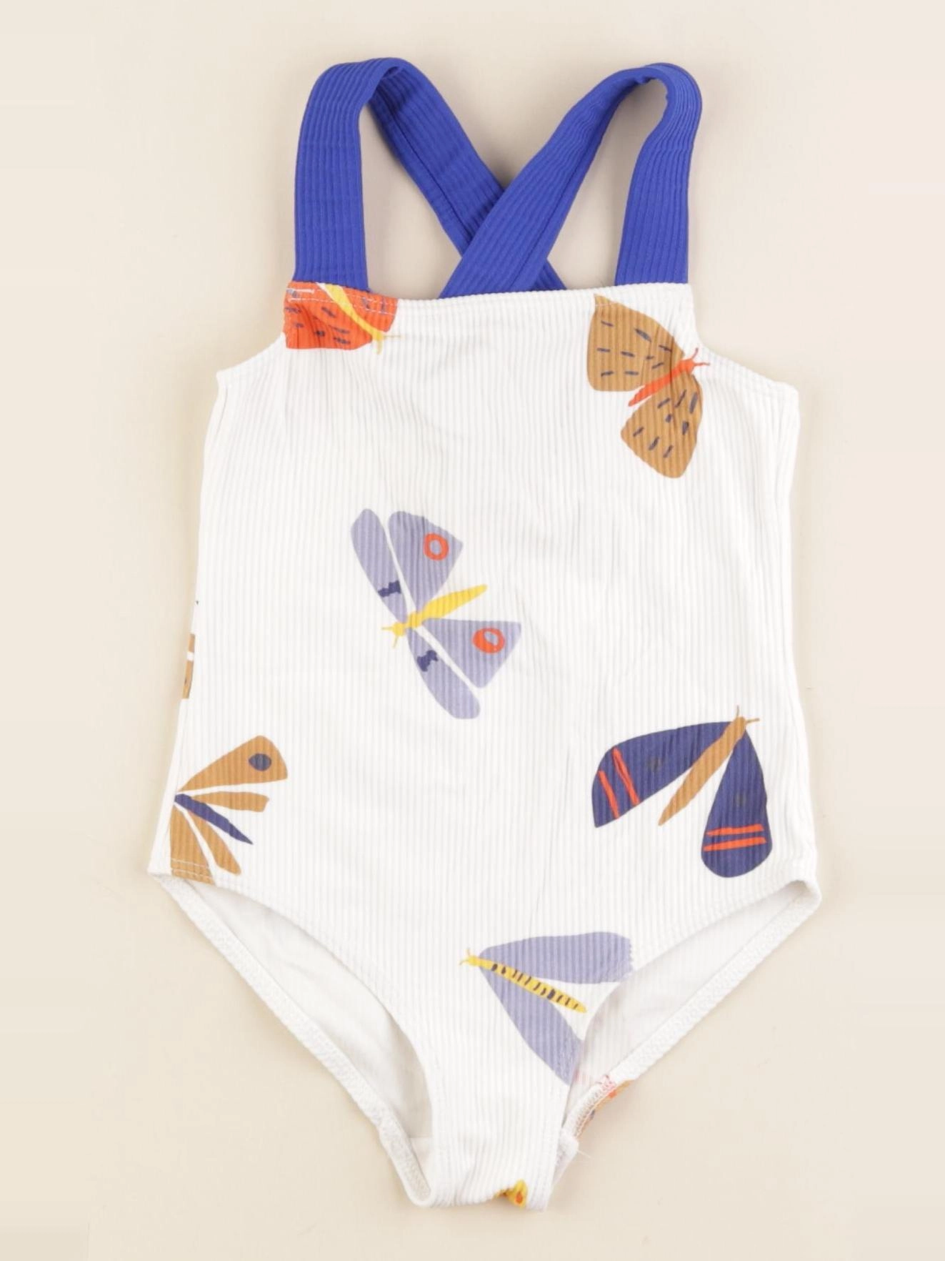 Monoprix - maillot de bain blanc - 4 ans