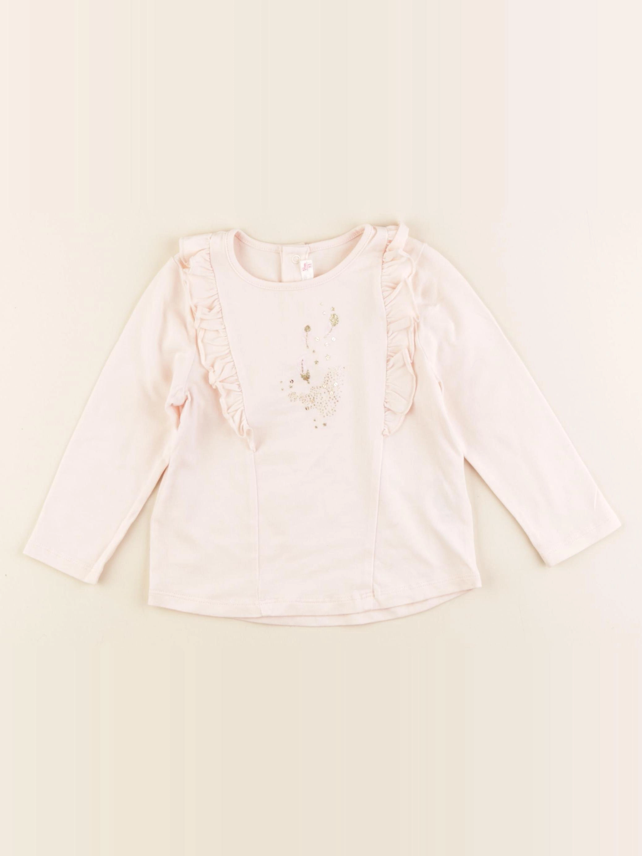 Billie Blush - tee-shirt rose - 18 mois