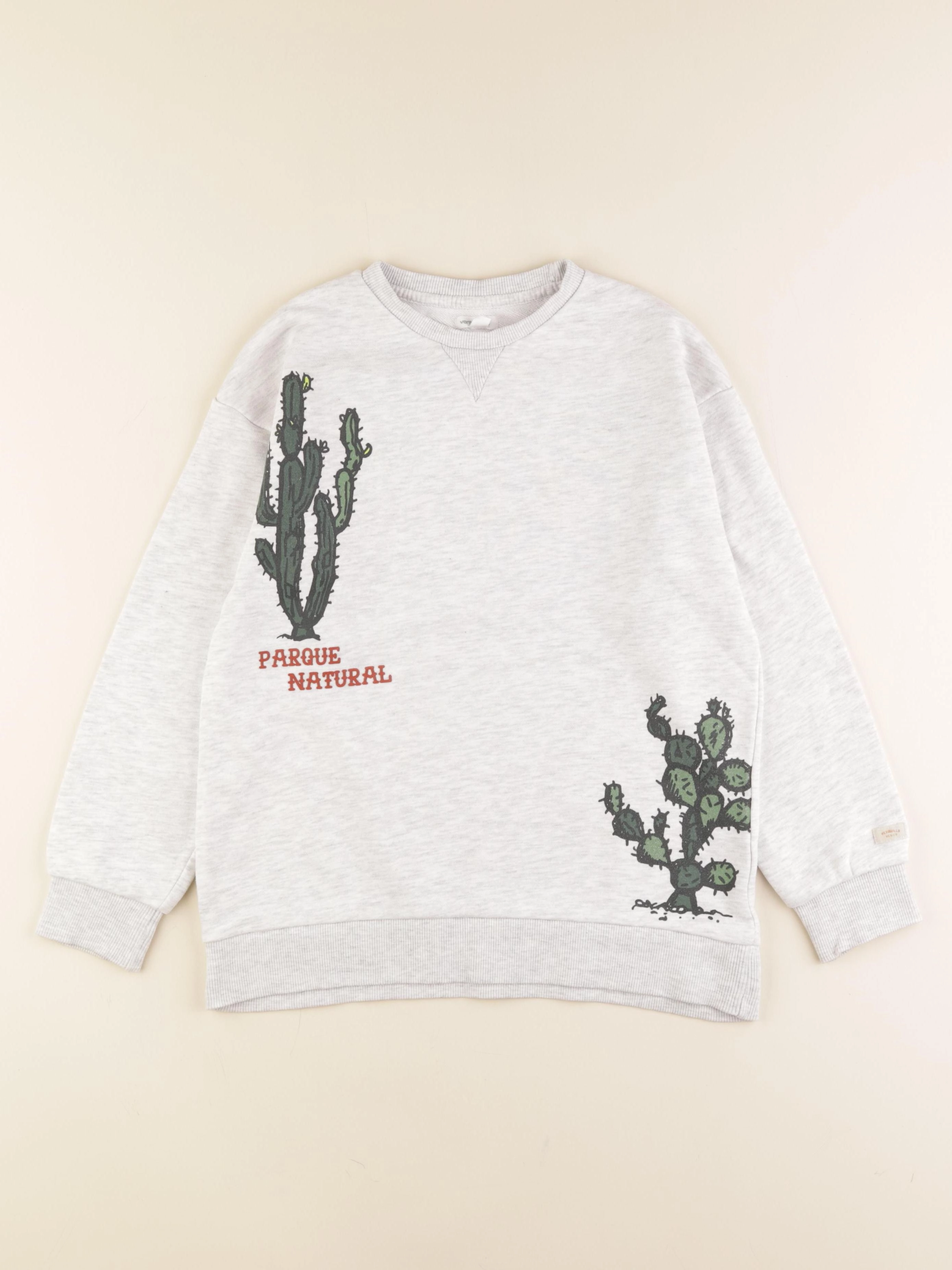 Vertbaudet - sweat gris - 10 ans