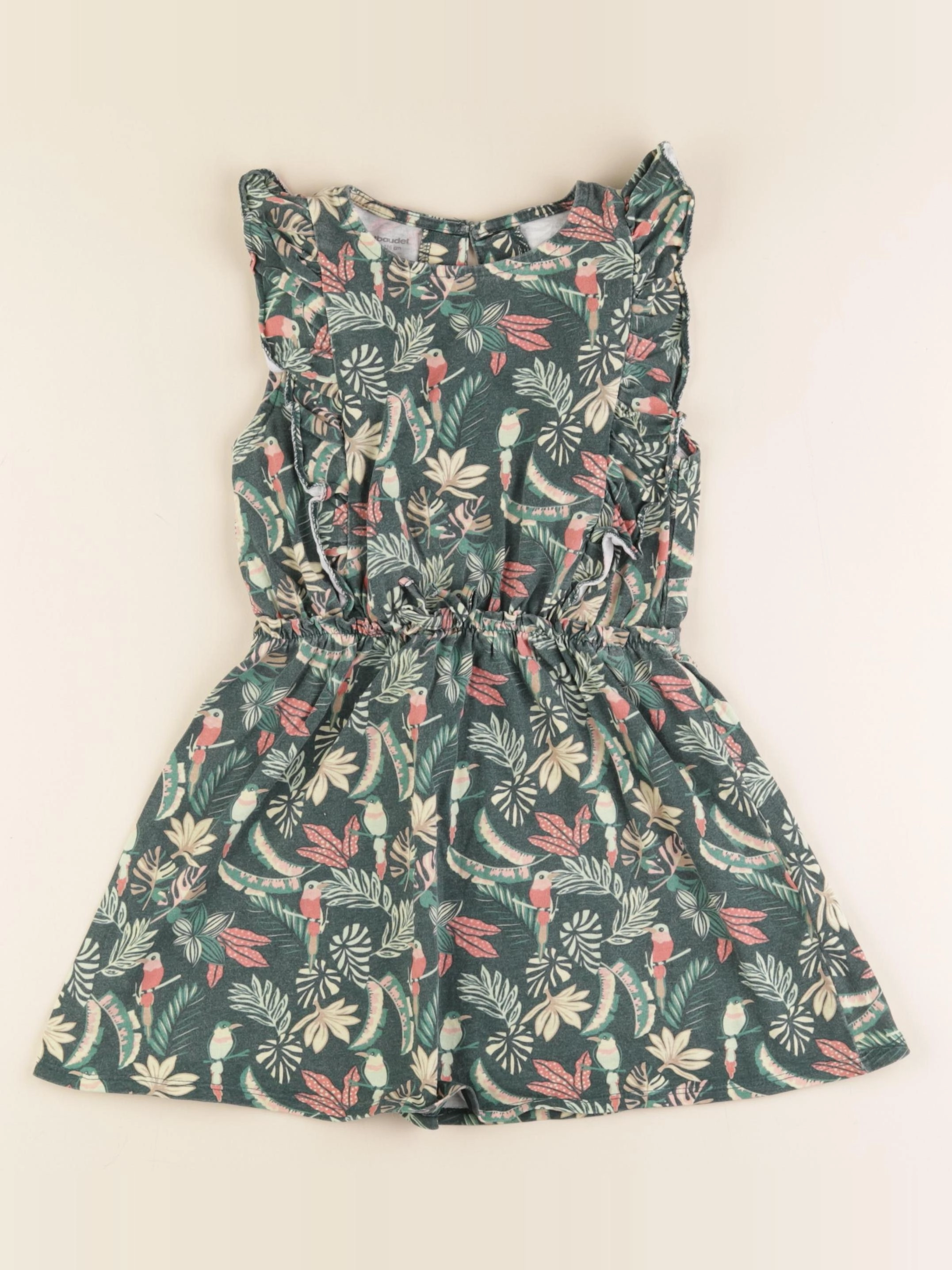 Vertbaudet - robe vert - 6 ans