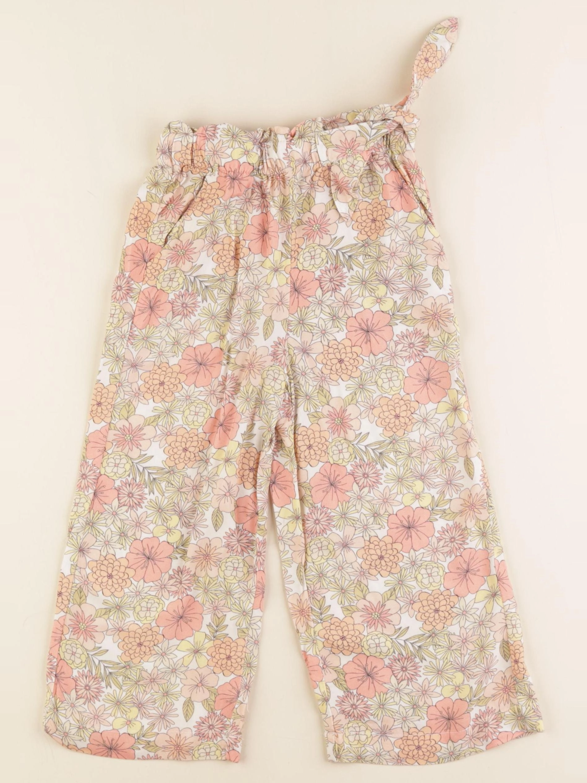 Vertbaudet - pantalon rose, orange - 3 ans