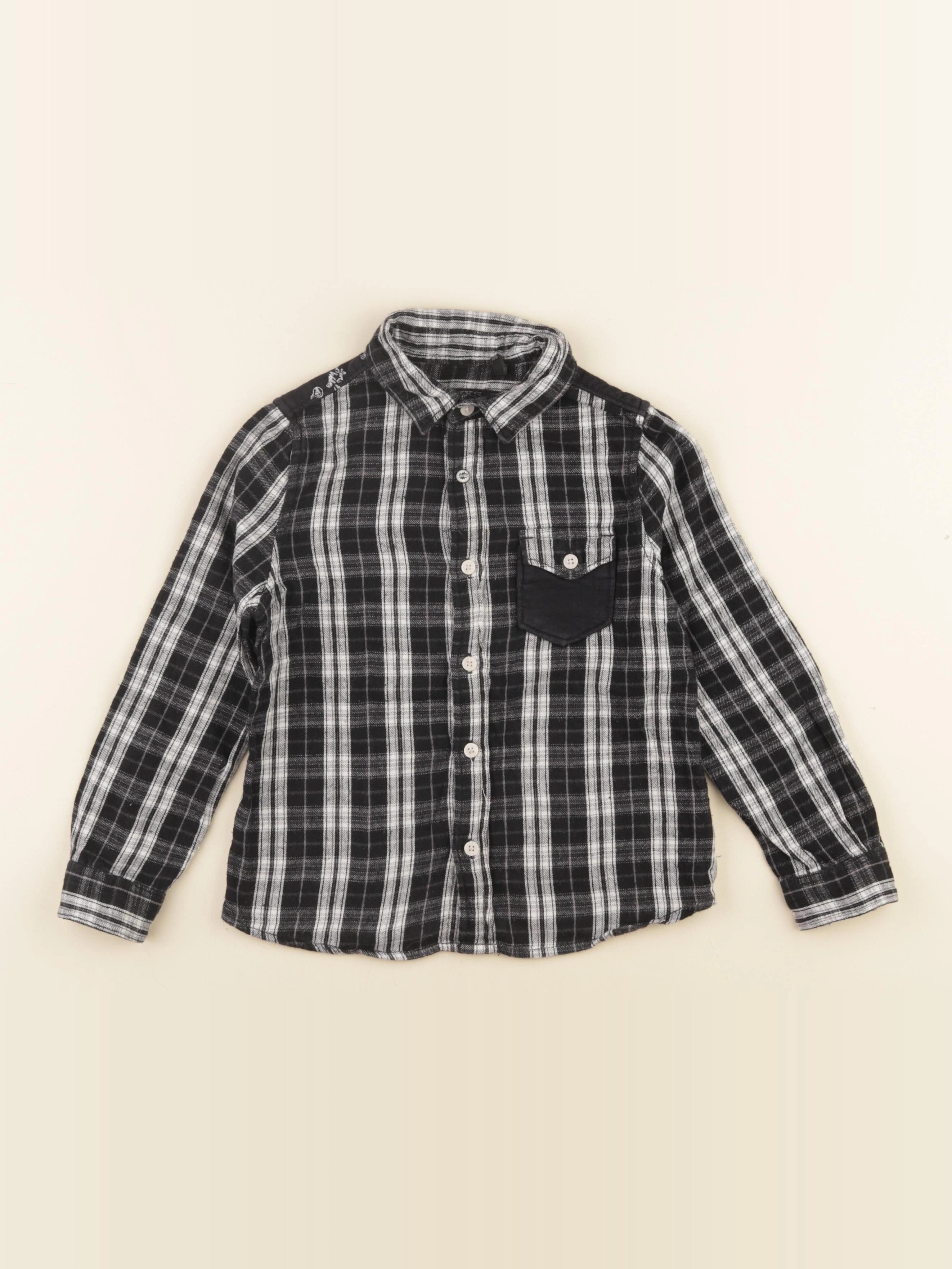 IKKS - chemise blanc, noir - 5 ans