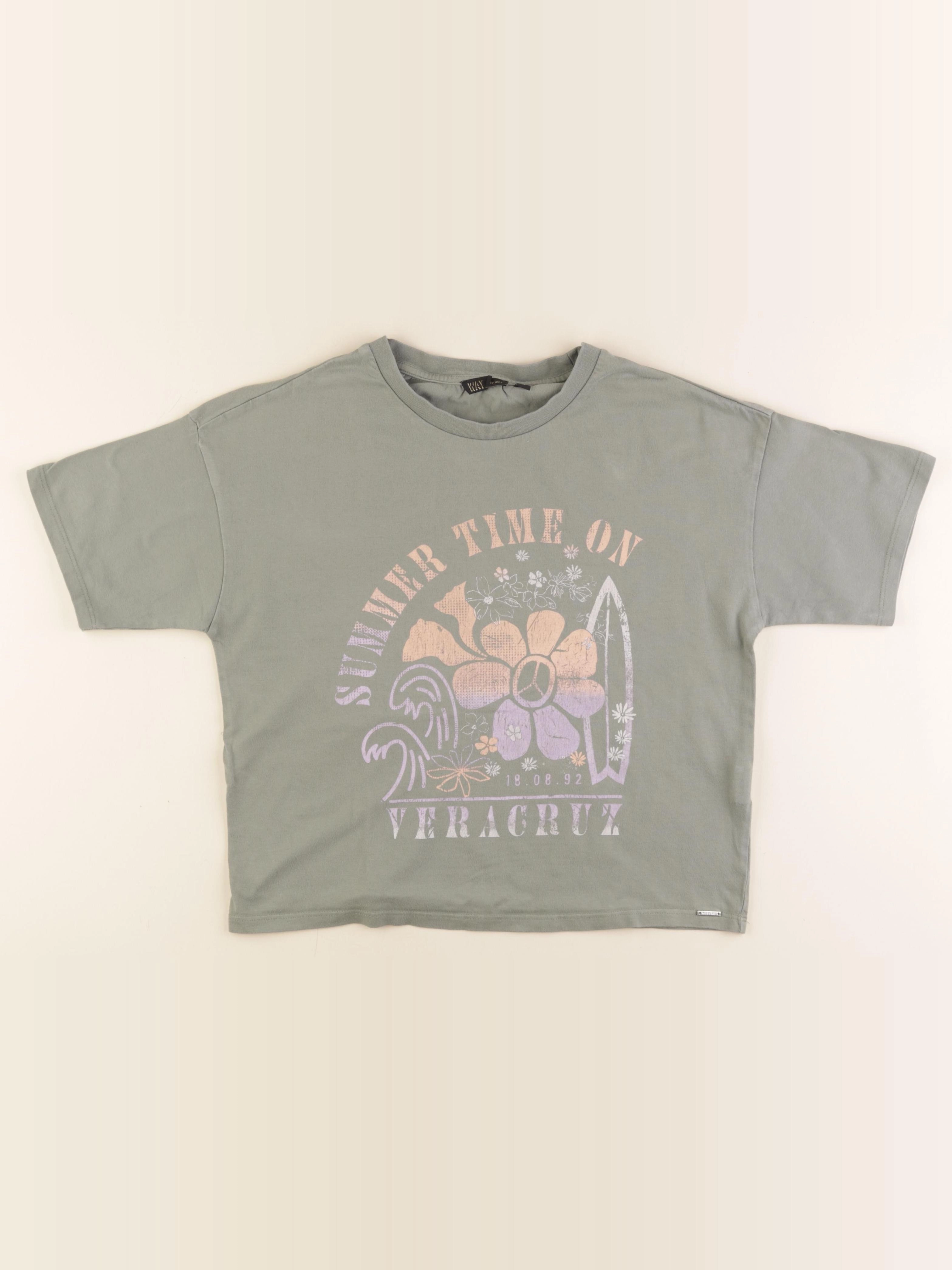 IKKS - tee-shirt vert - 12 ans