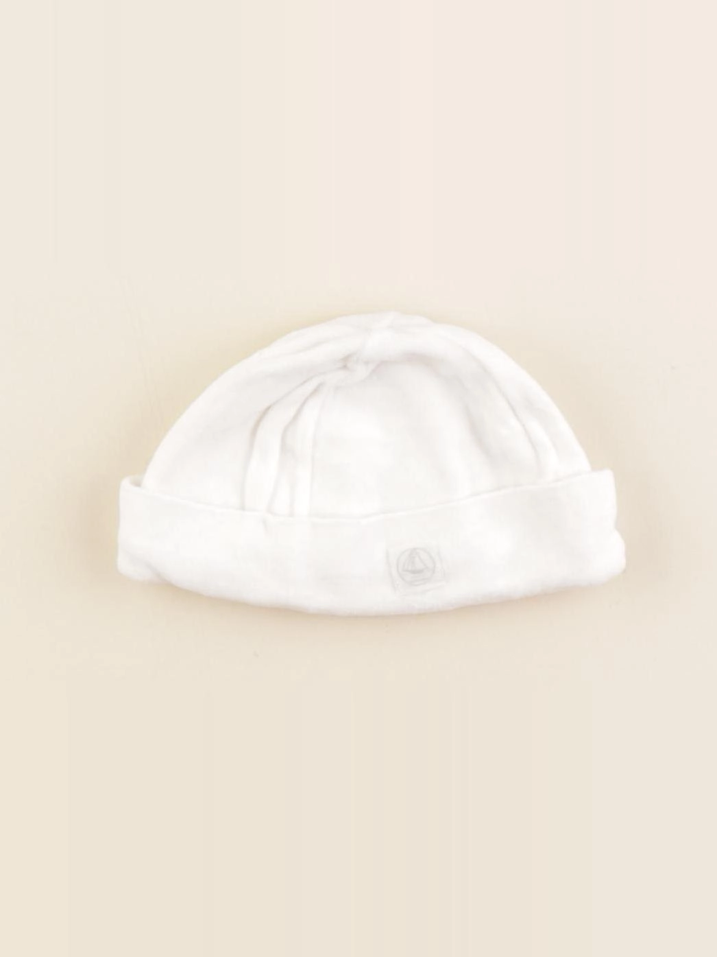 Petit Bateau - bonnet blanc - 3 mois
