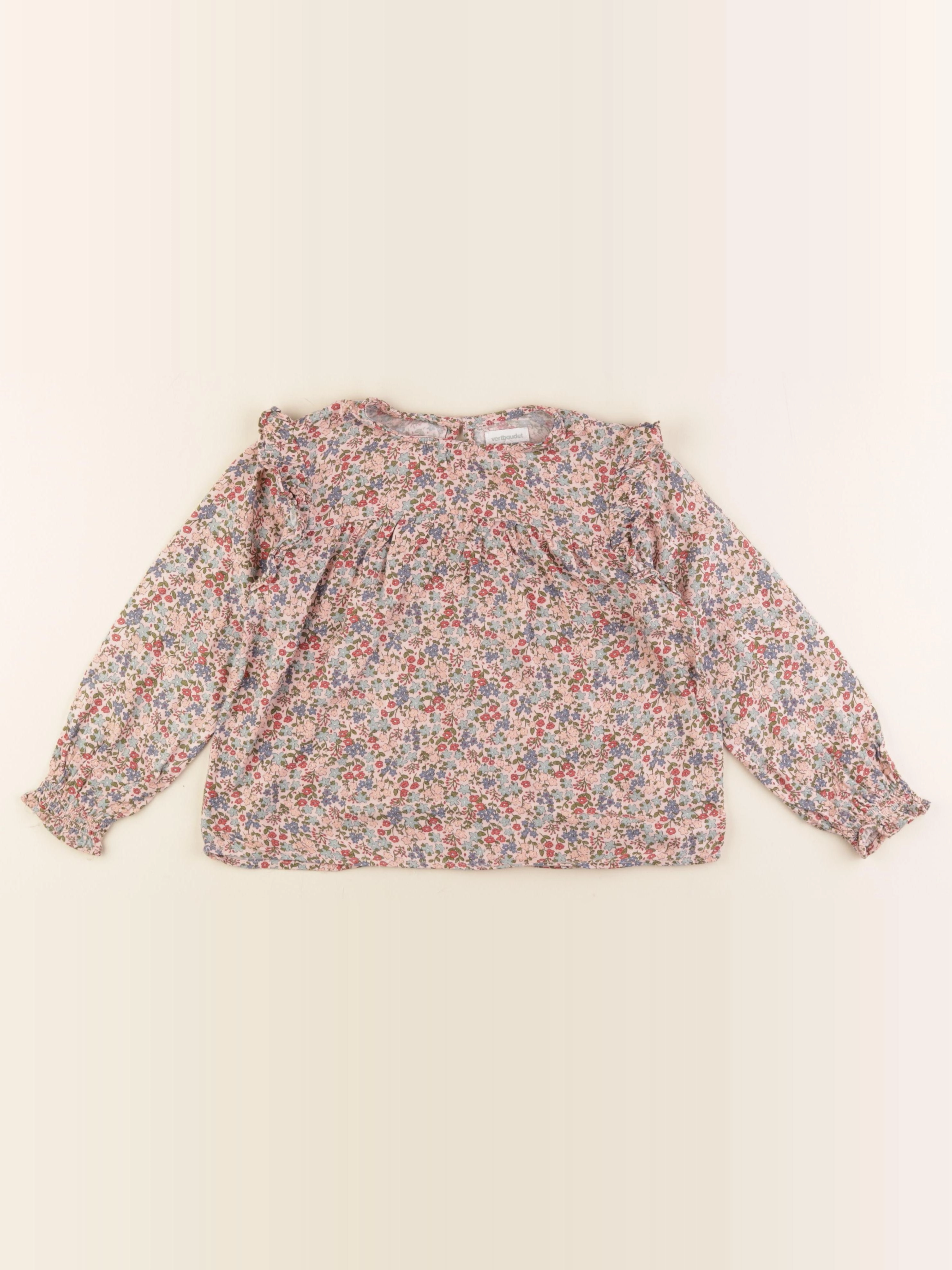 Vertbaudet - blouse rose - 5 ans