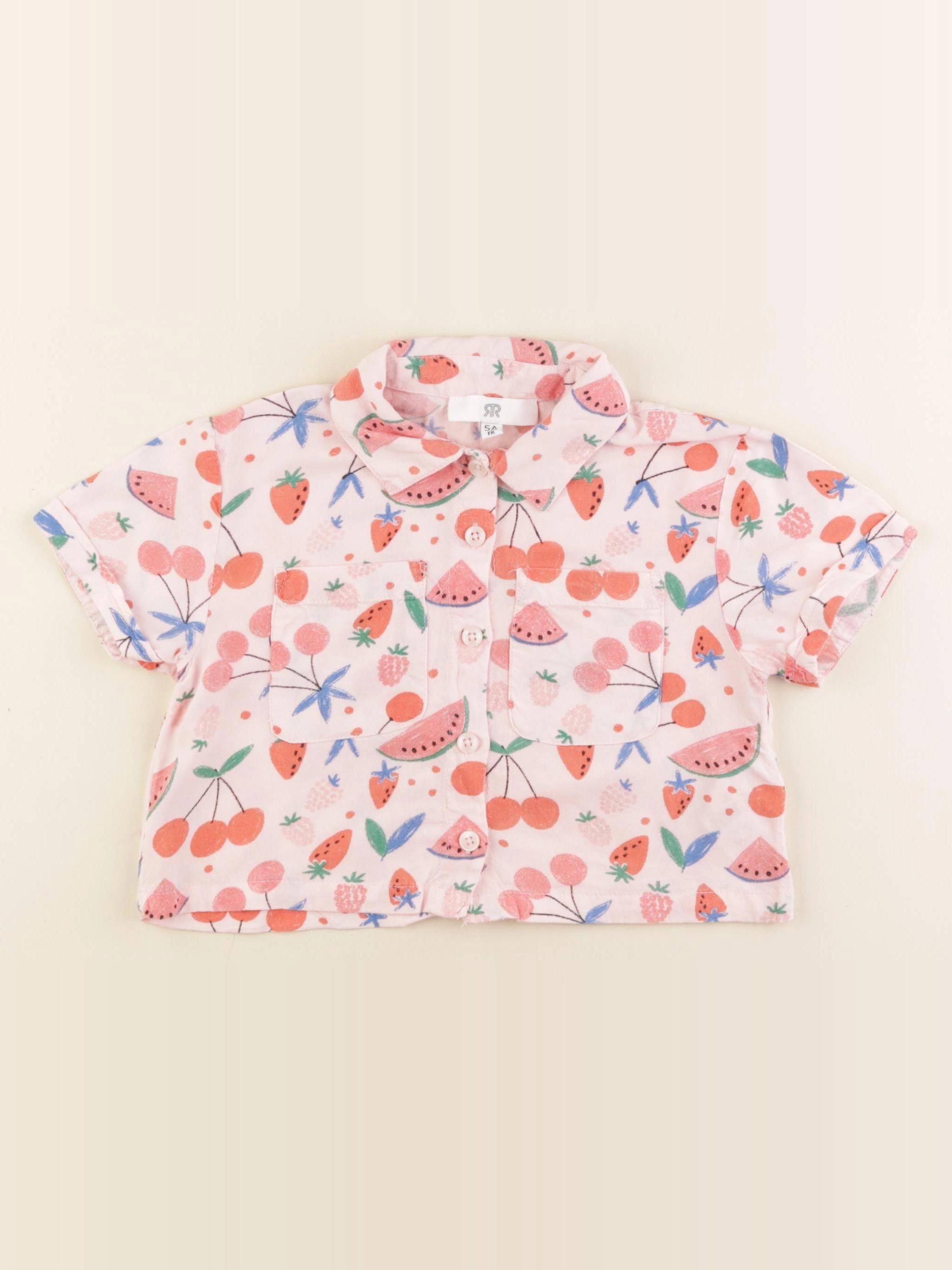 La Redoute - blouse rose - 5 ans