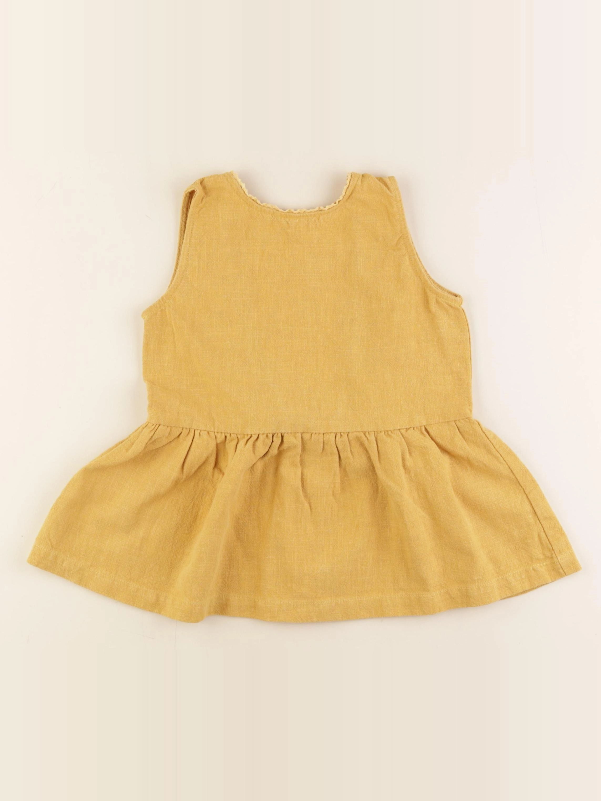 Frangin Frangine - blouse jaune - 8 ans