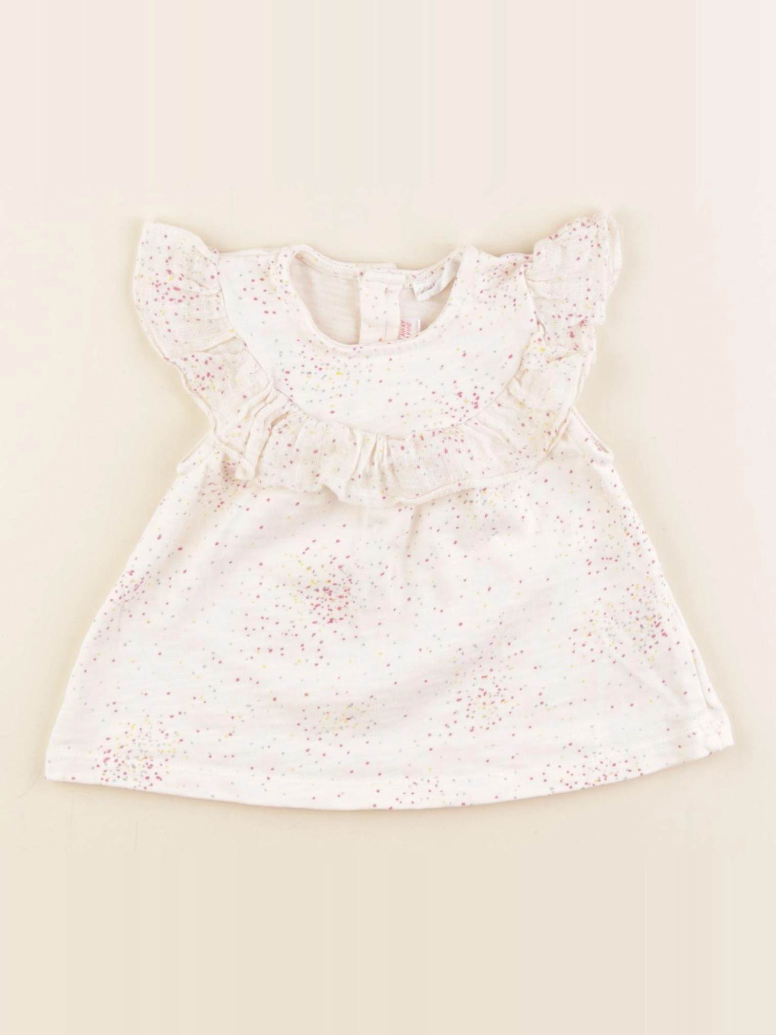 Zara - blouse beige - 1/3 mois