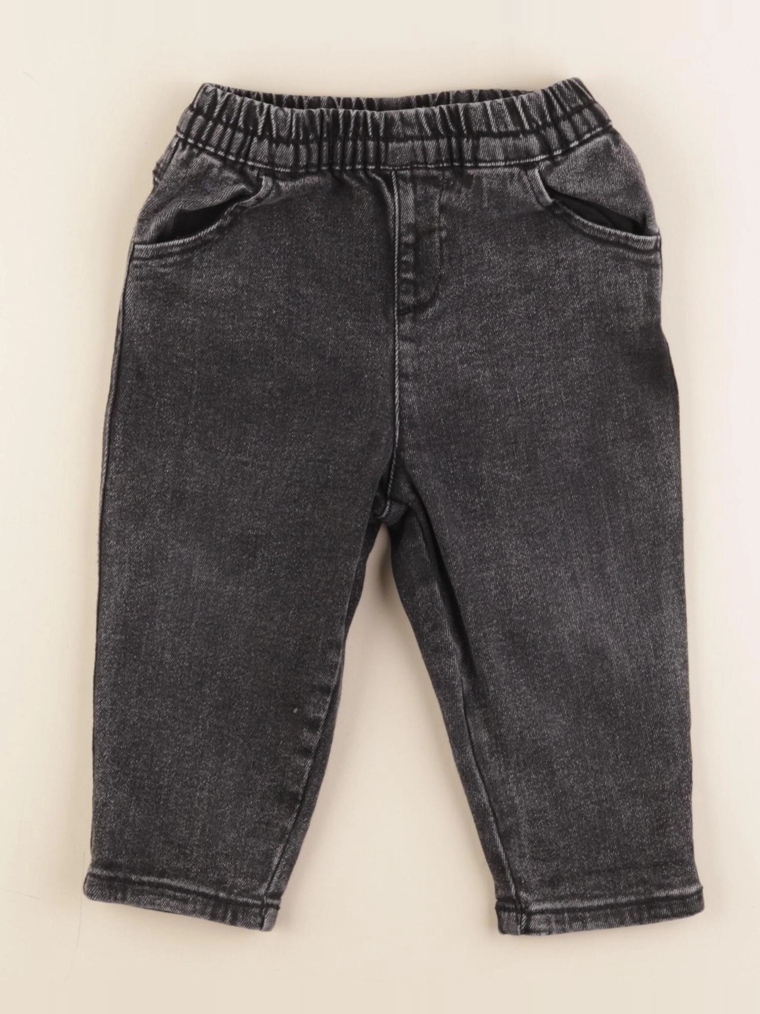 Zara - jean noir - 9/12 mois