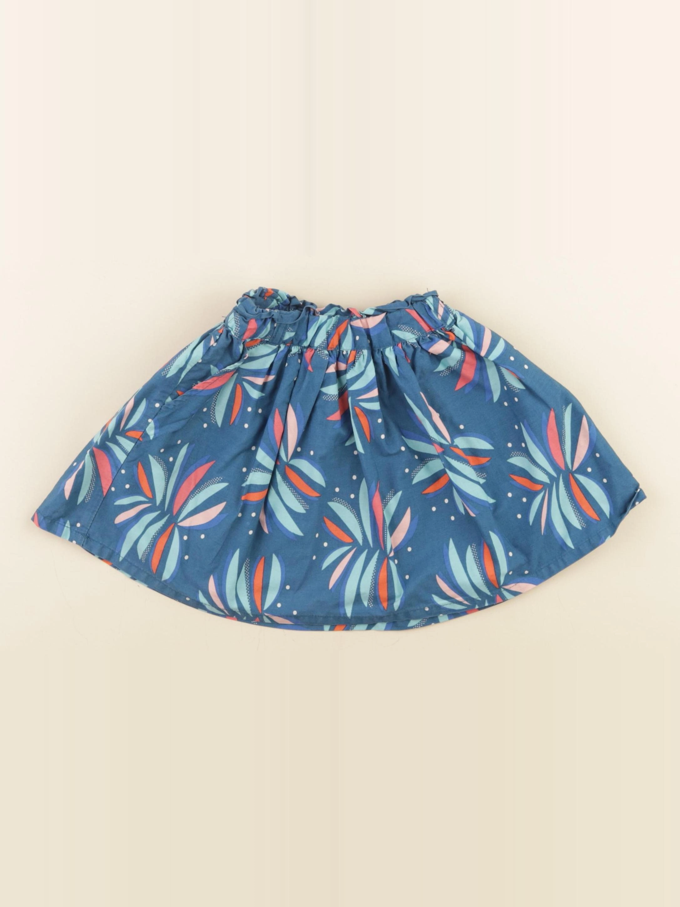 Okaidi - jupe bleu - 3 ans