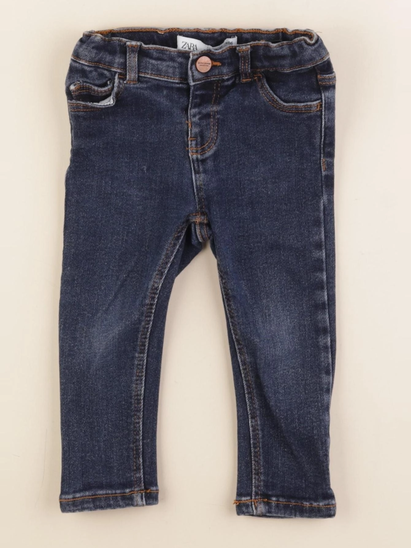 Zara - jean bleu - 12/18 mois