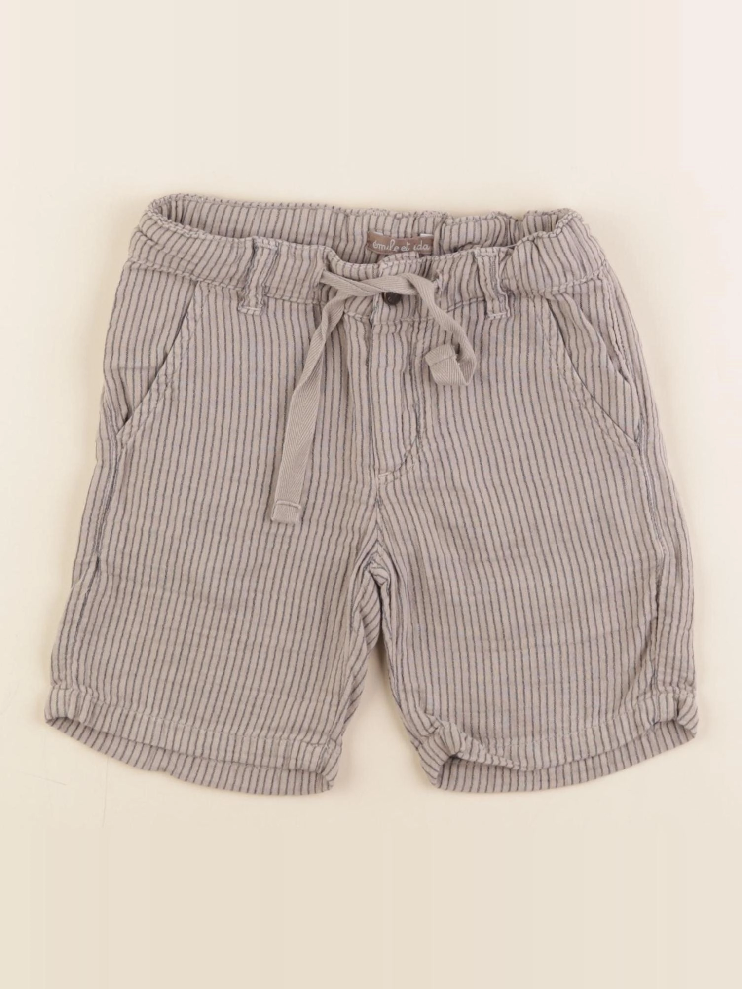 Emile et Ida - short marron - 4 ans
