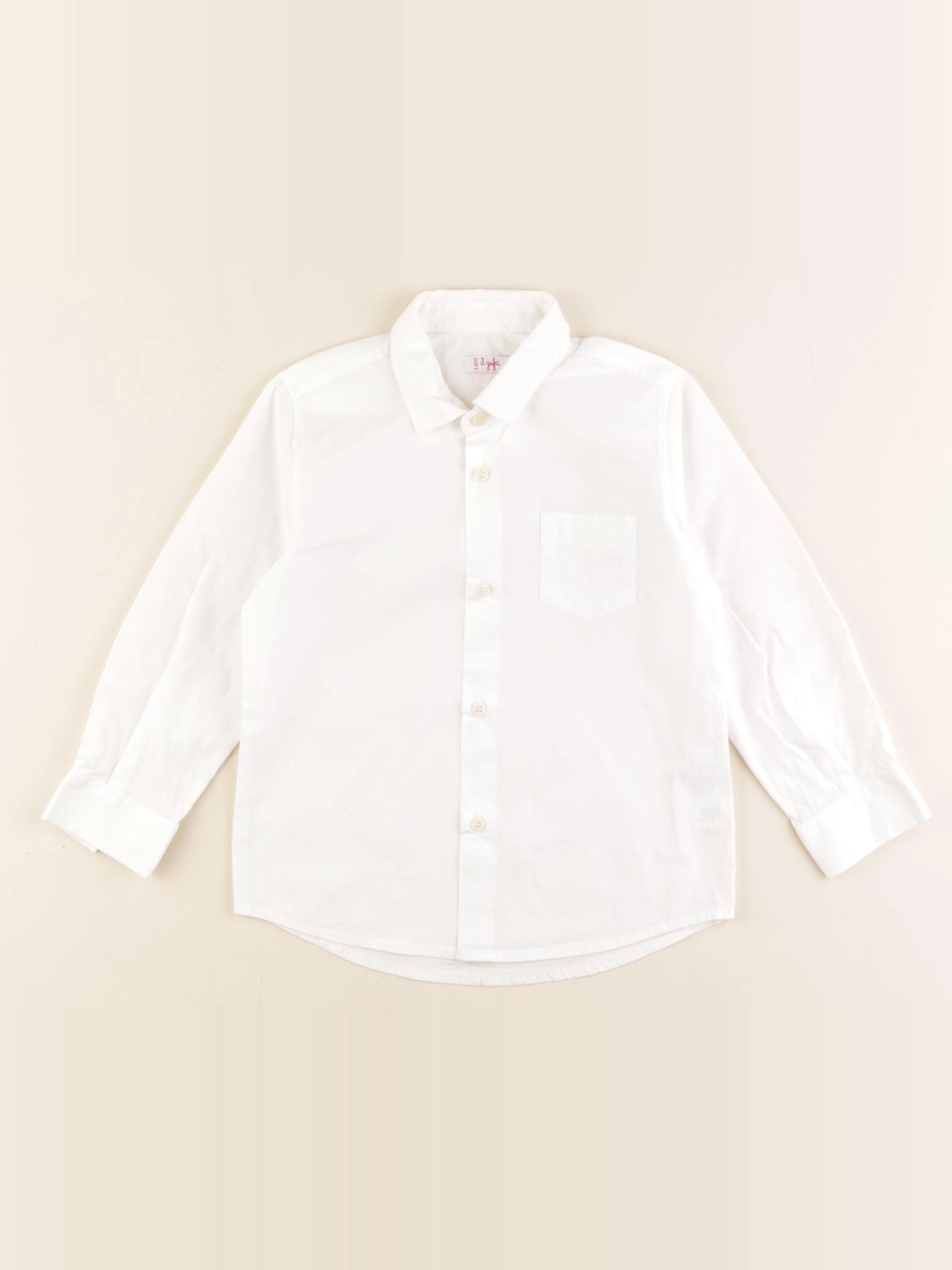 Il Gufo - chemise blanc - 3 ans