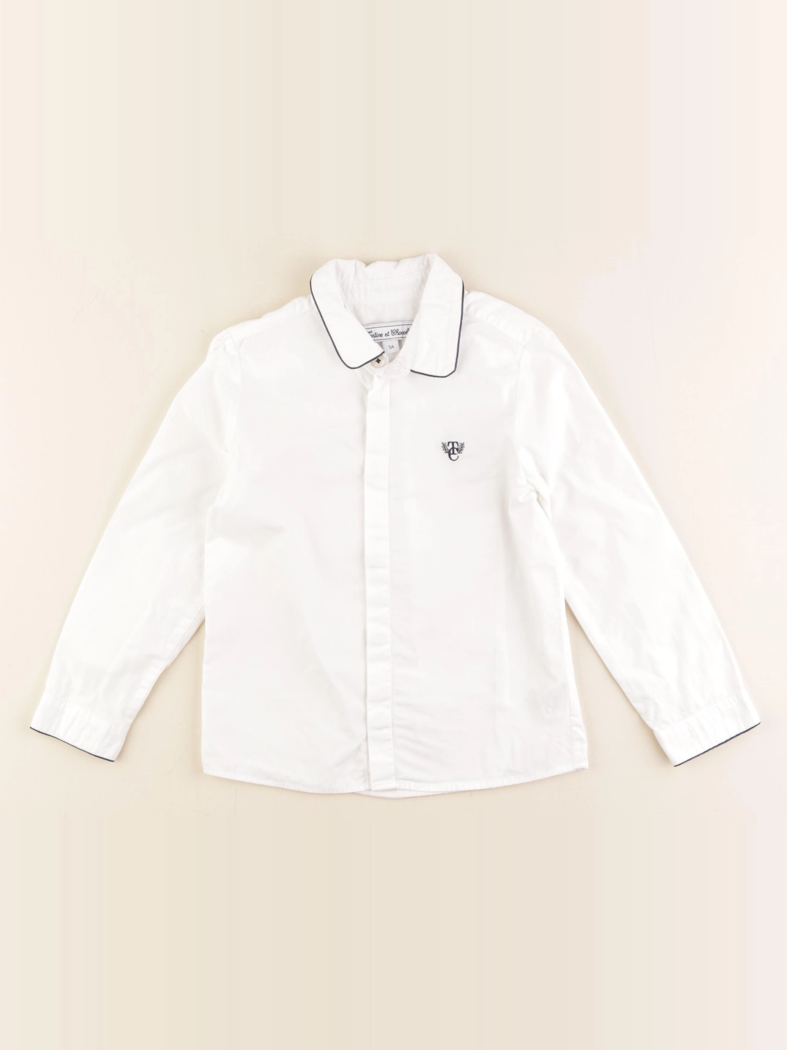 Tartine & Chocolat - chemise blanc - 5 ans