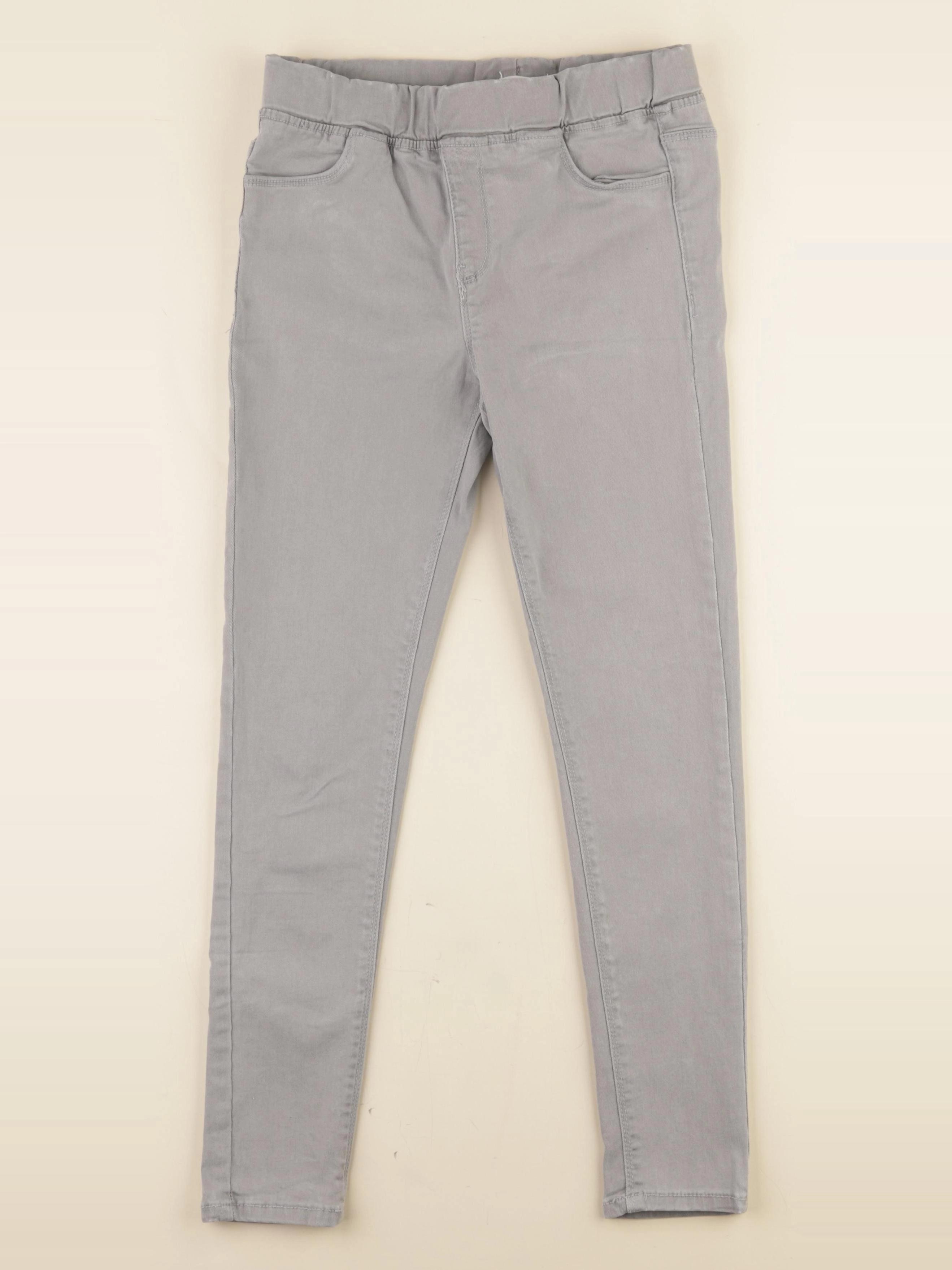 Vertbaudet - jegging gris - 10 ans