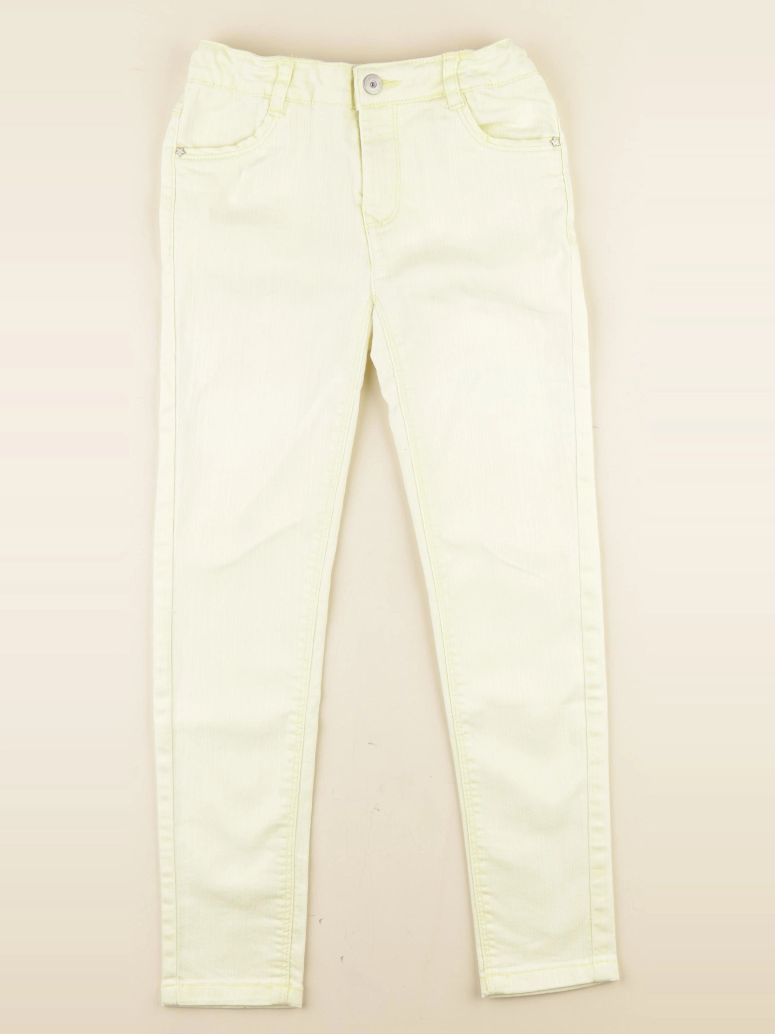 Vertbaudet - pantalon jaune - 9 ans