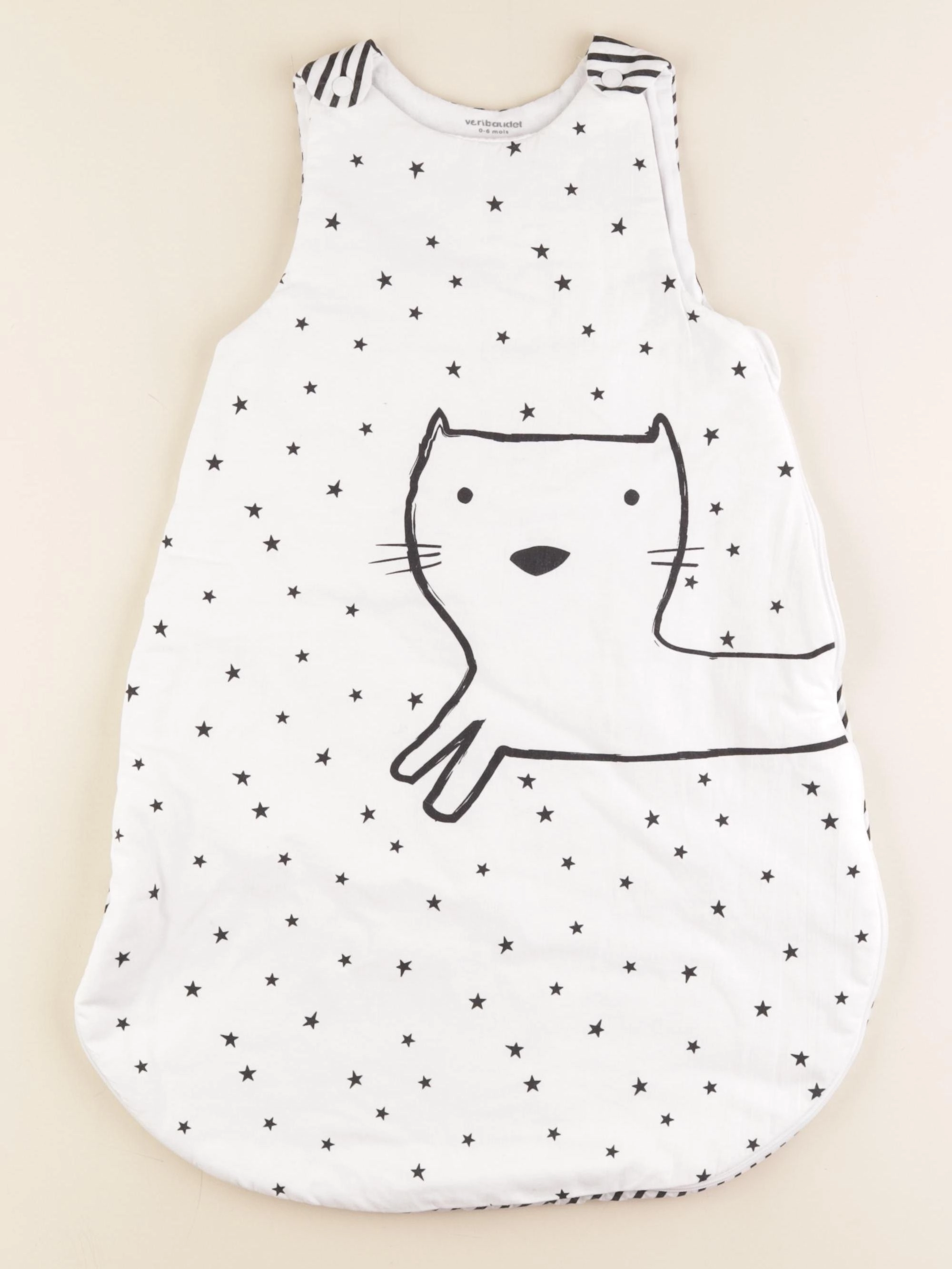 Vertbaudet - gigoteuse TOG 1,5 blanc - 0/6 mois