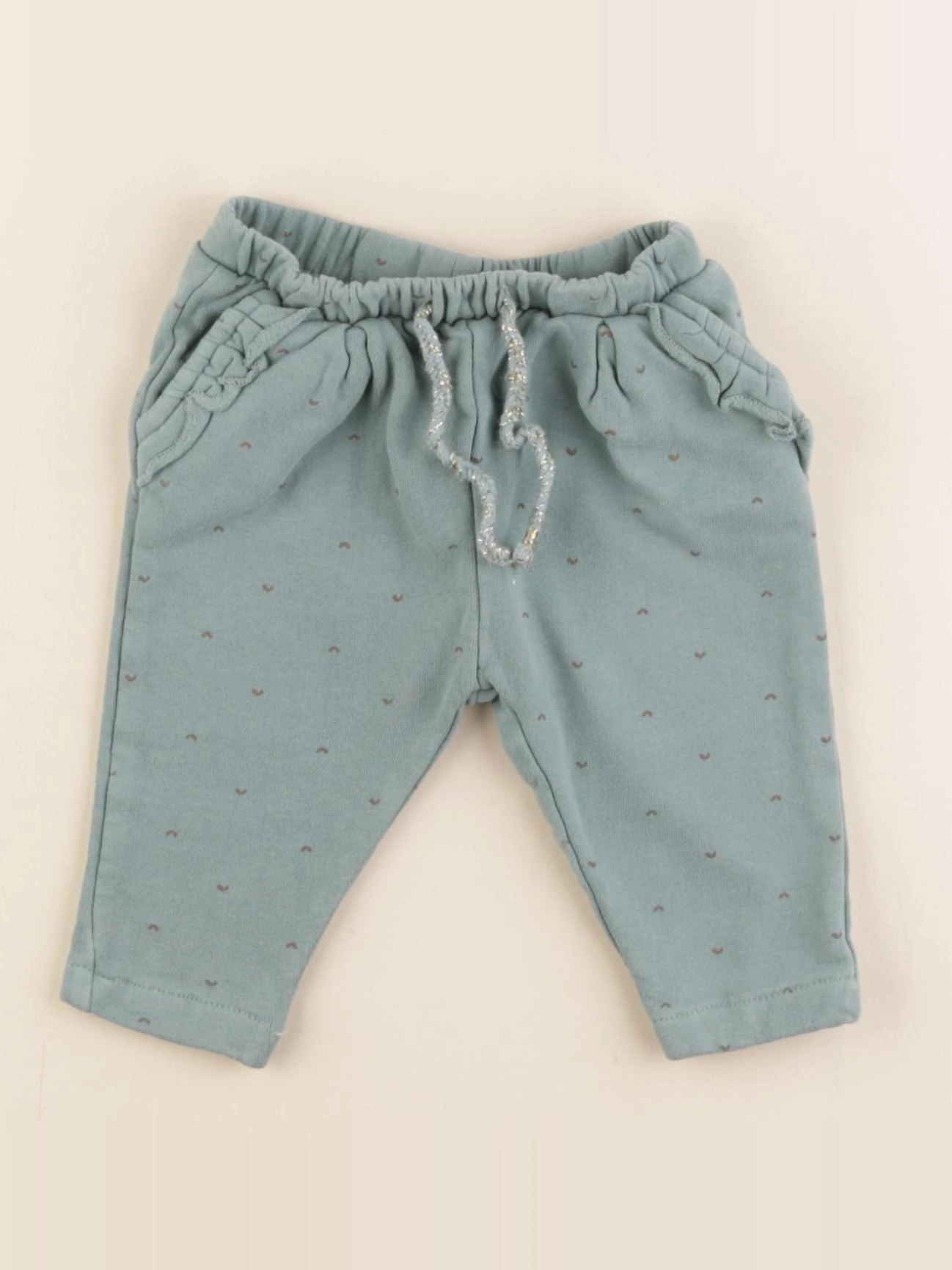 Vertbaudet - jogging vert - 6 mois