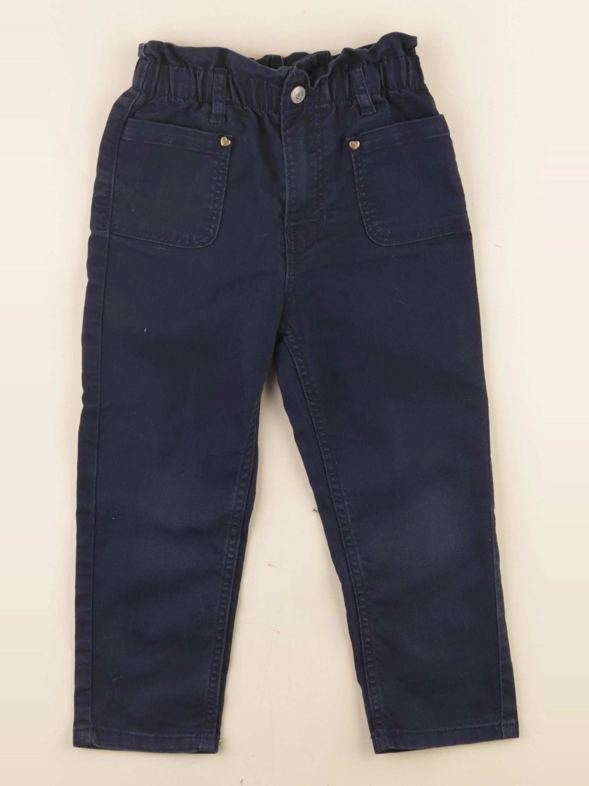 Vertbaudet - pantalon bleu - 4 ans