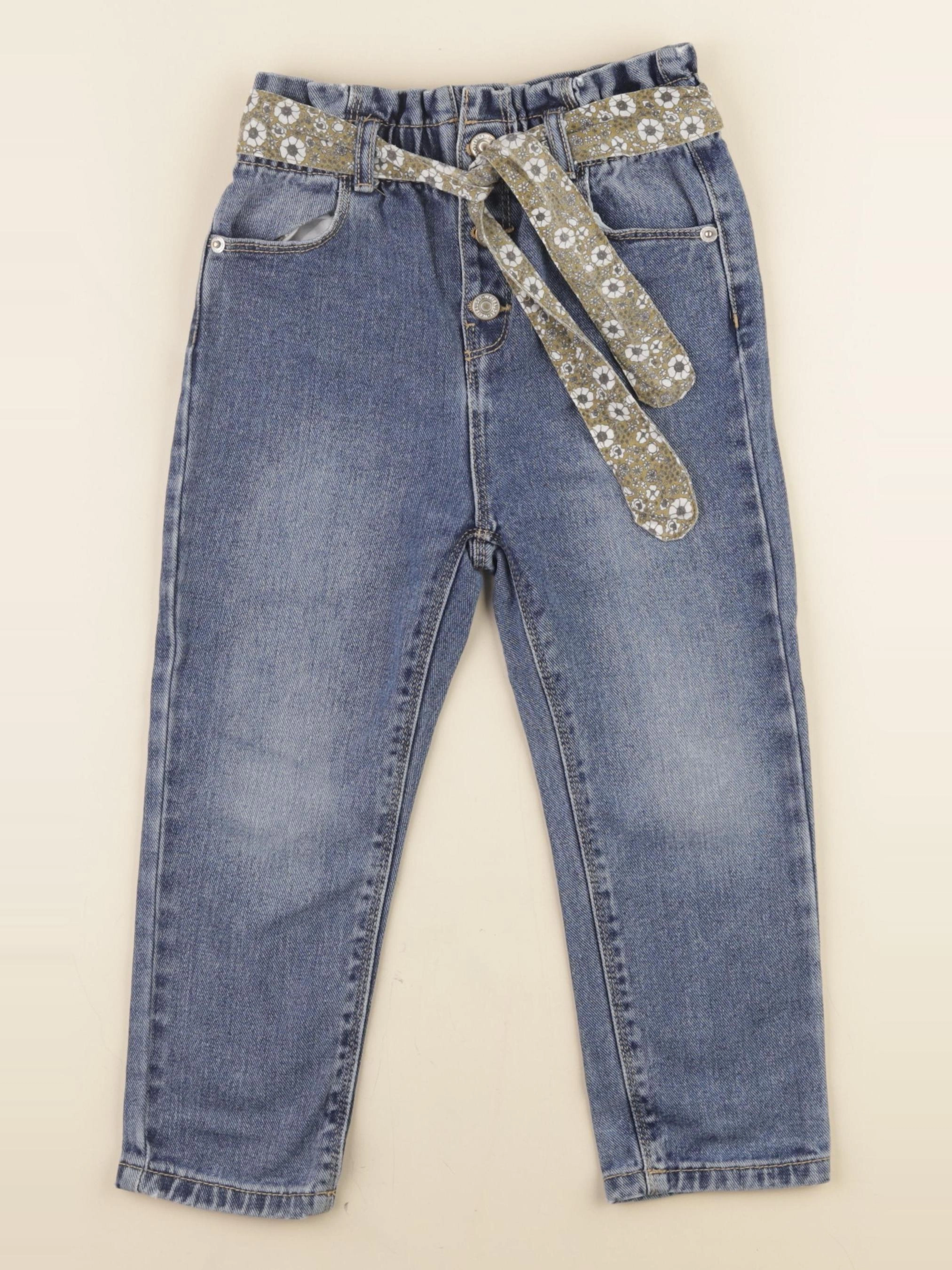 Vertbaudet - jean bleu - 4 ans