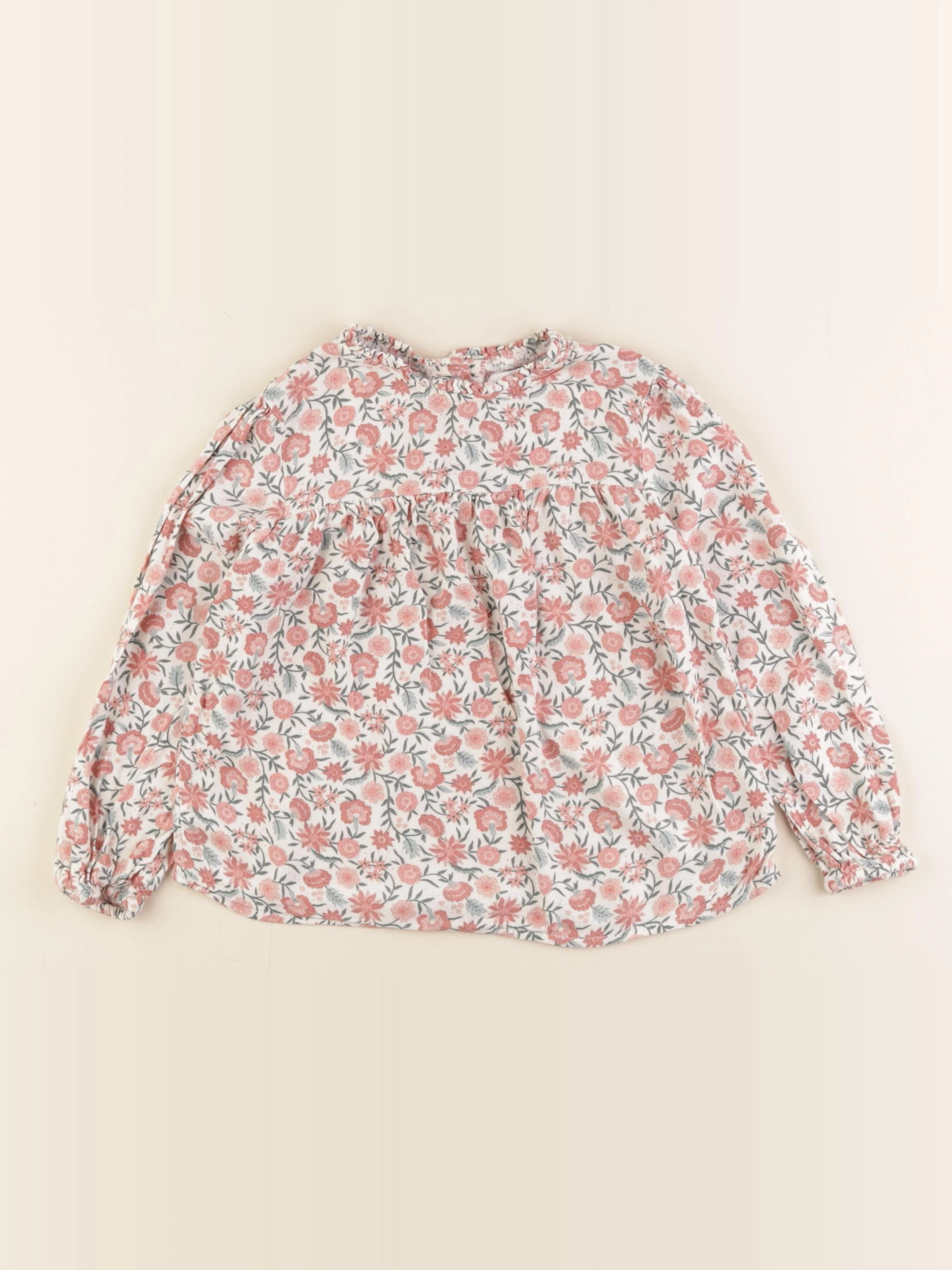 Vertbaudet - blouse rose - 5 ans