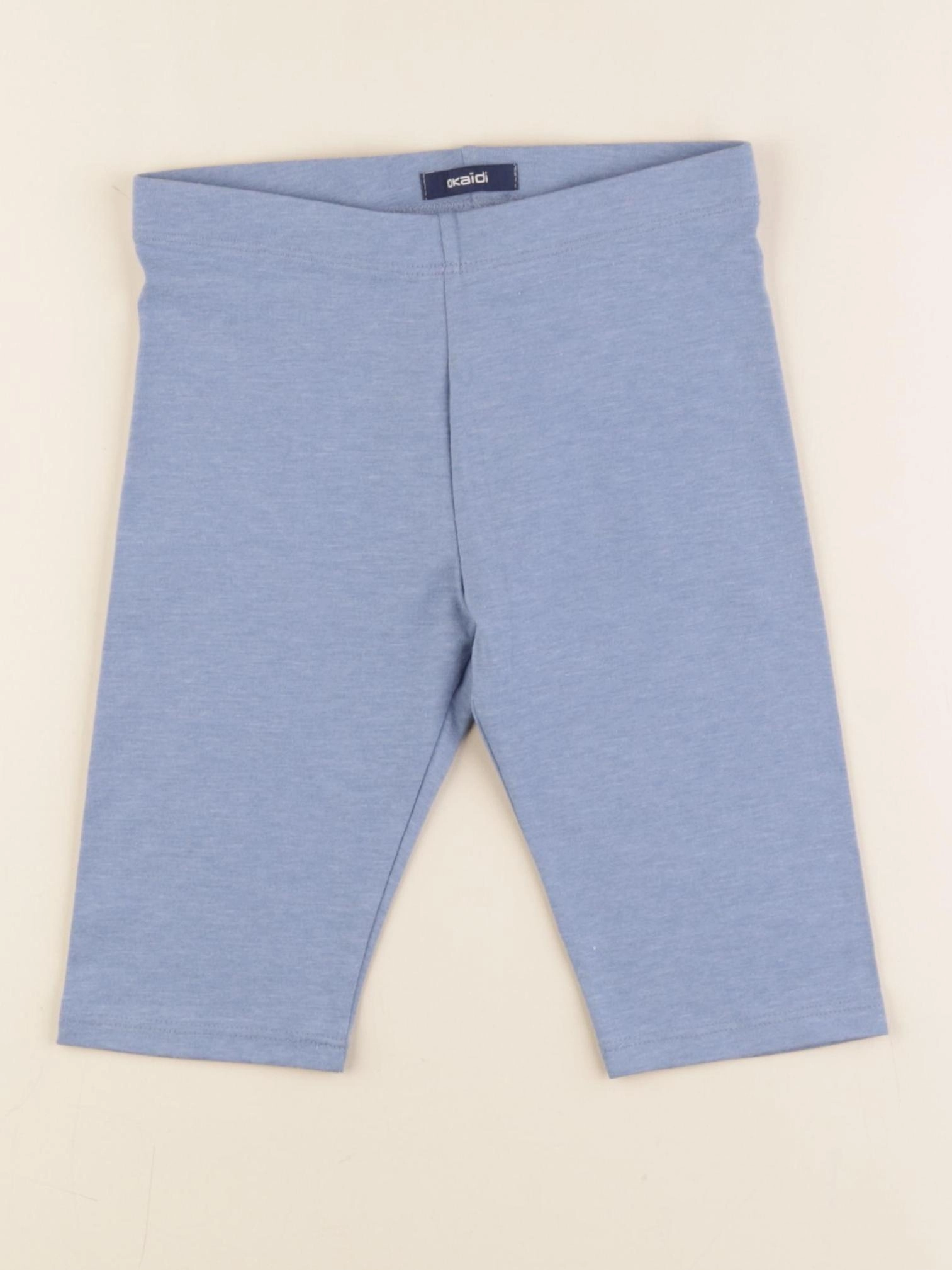 Okaidi - legging court bleu - 7 ans