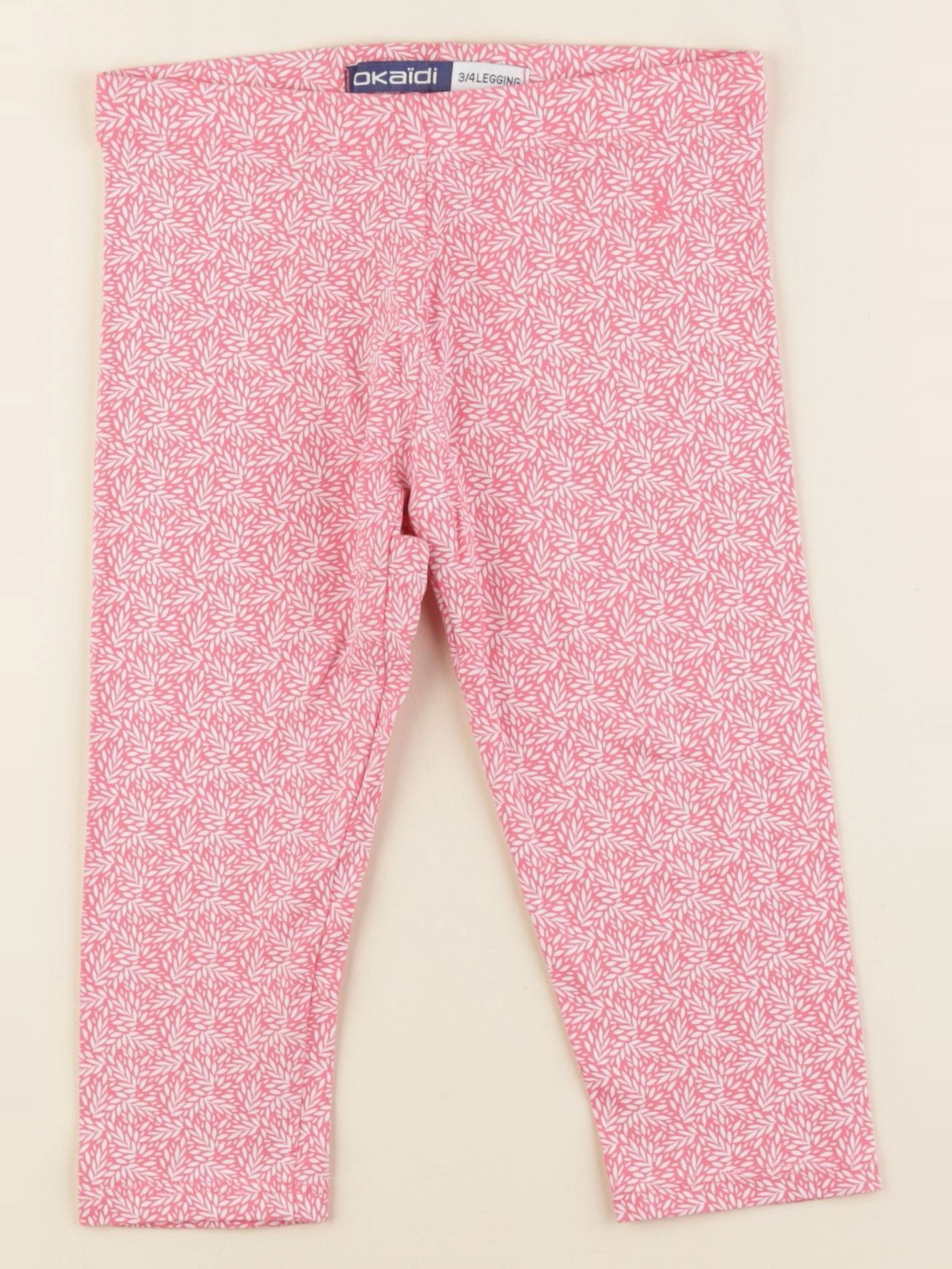 Okaidi - legging court rose - 7 ans