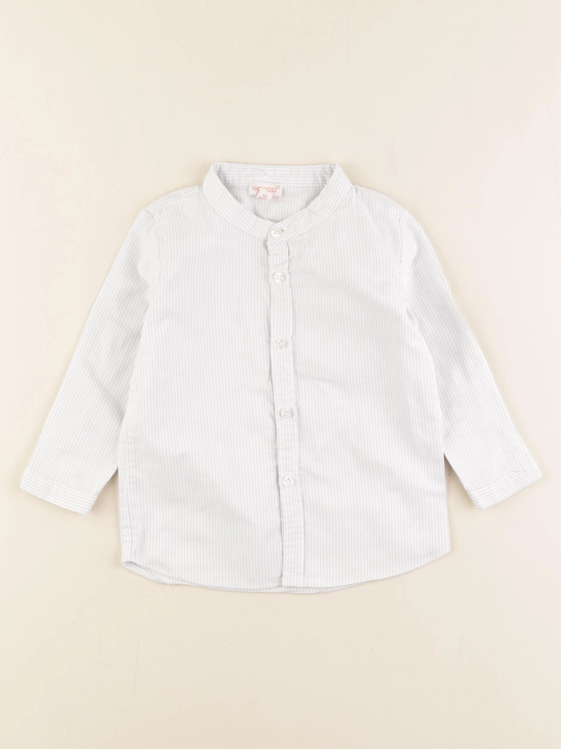 Gocco - chemise bleu - 12/18 mois