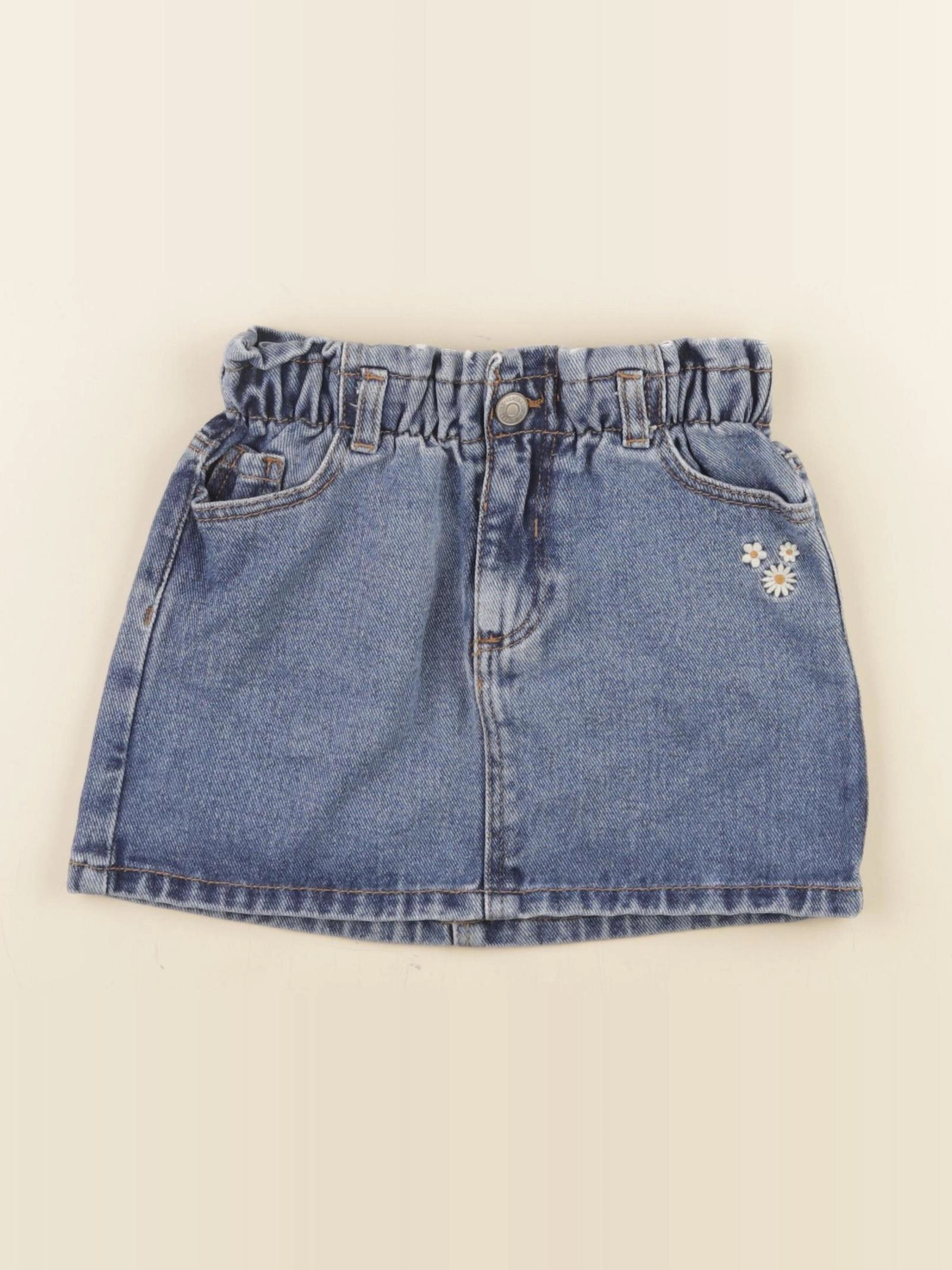 Vertbaudet - jupe bleu - 4 ans