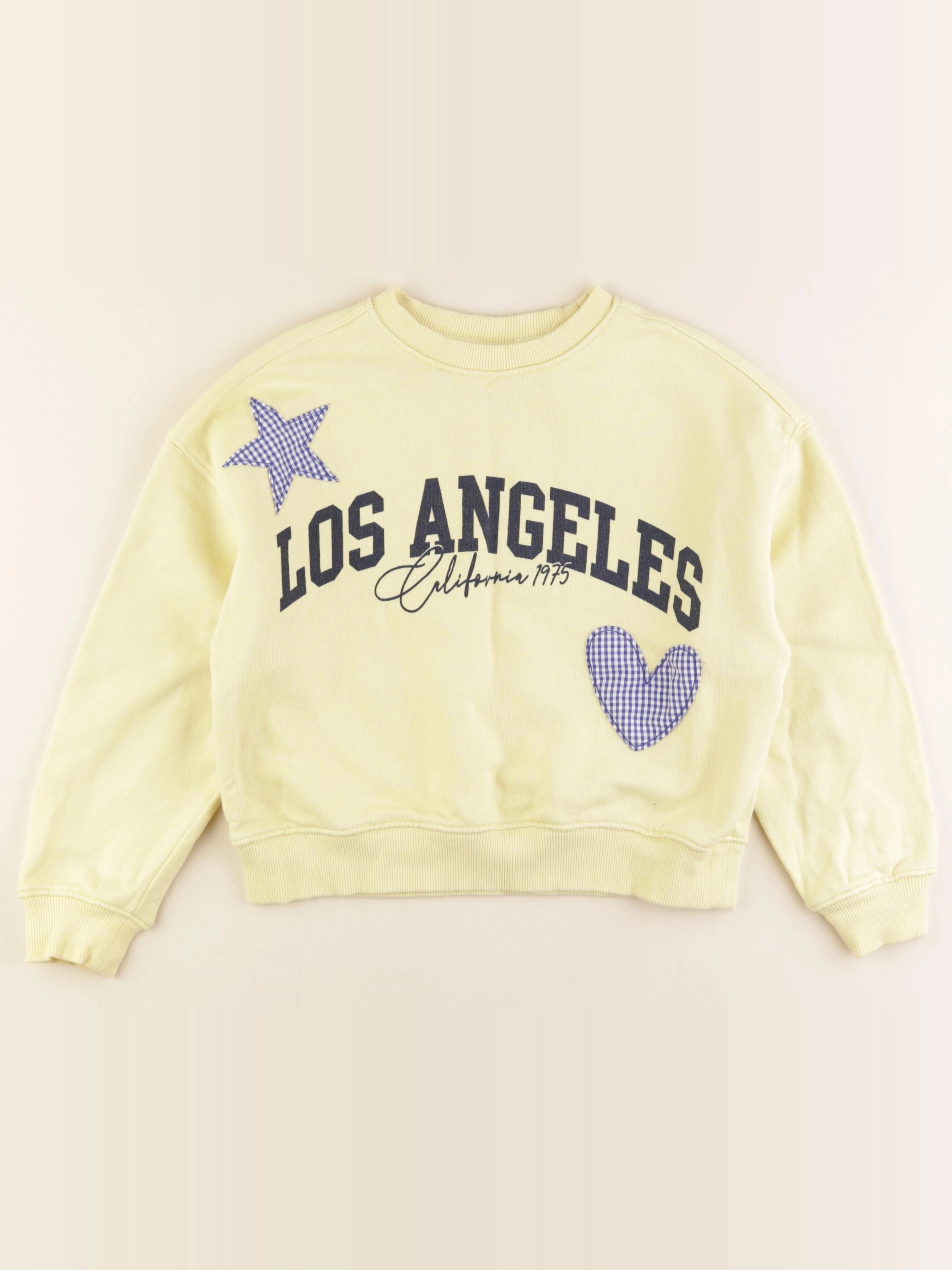 Zara - sweat jaune - 9/10 ans