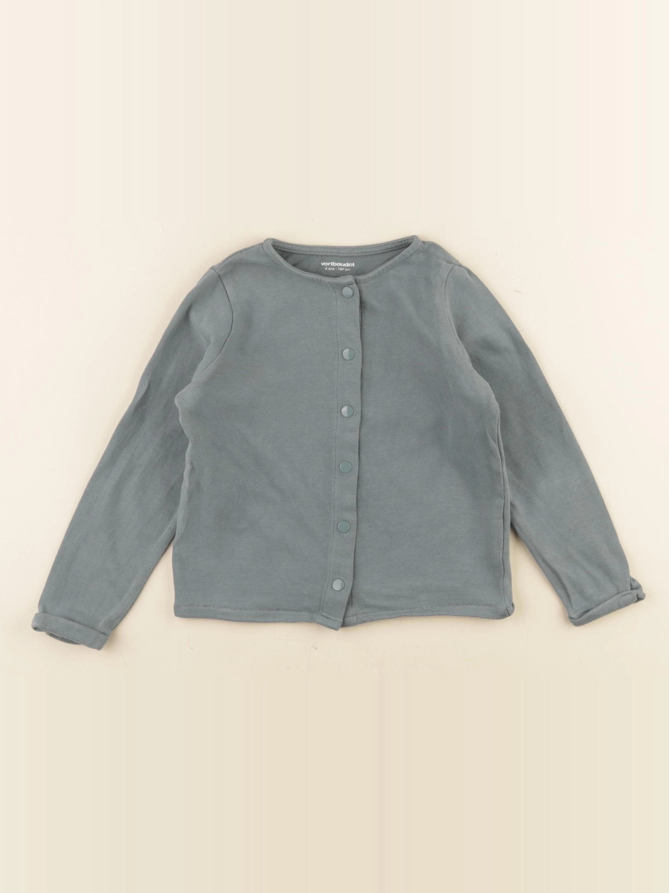 Vertbaudet - tee-shirt vert - 4 ans